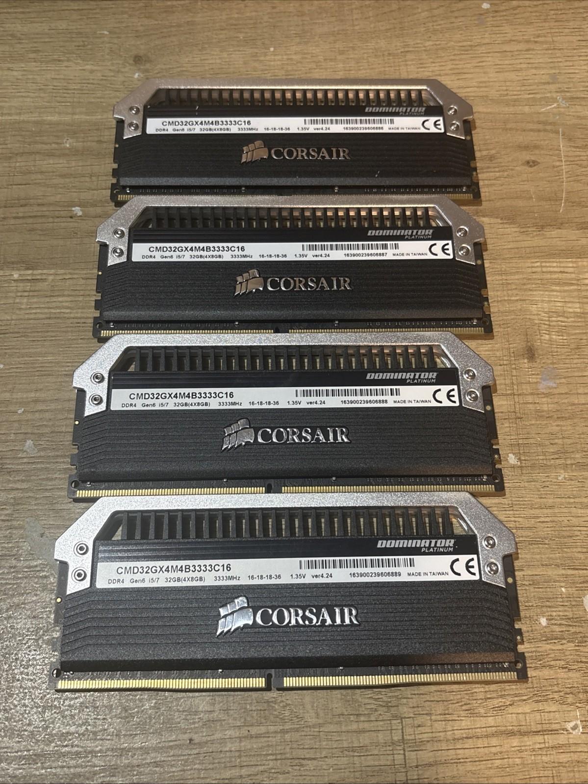 Ryzen 7 5800X + ASUS Prime B550M-K + Corsair Dominator Platinum 32GB (4×8GB DDR4‑3333)