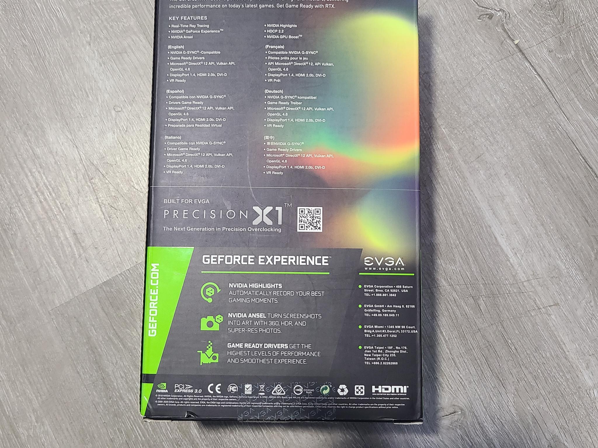 EVGA KO ULTRA GAMING GeForce RTX 2060 6GB