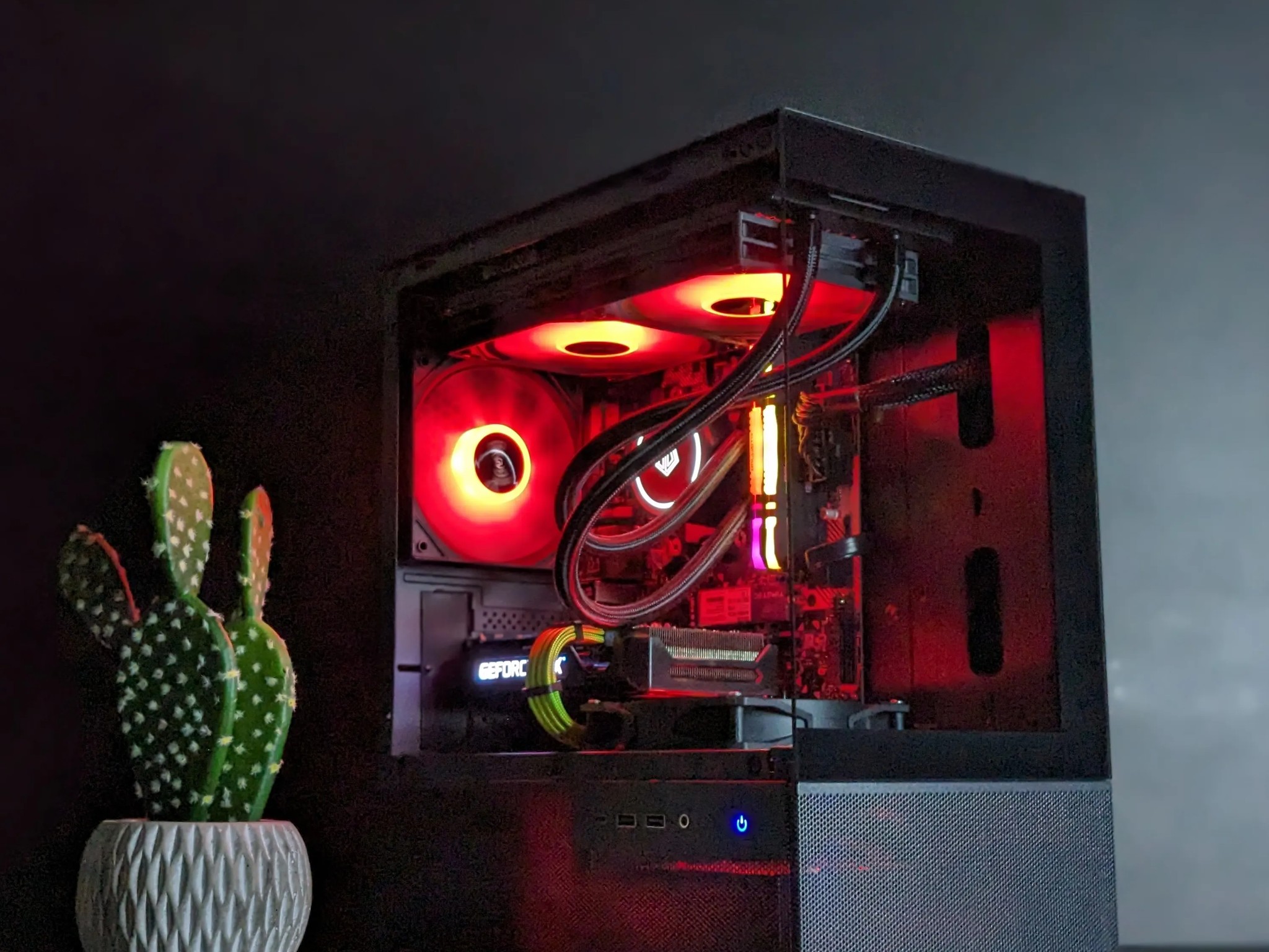 Liquid-Cooled Gaming PC⚫️ RTX 3060 12GB⚫️Ryzen 5 5500⚫️ 16GB RAM⚫️ 1TB M.2. NVMe SSD⚫️ Windows 11