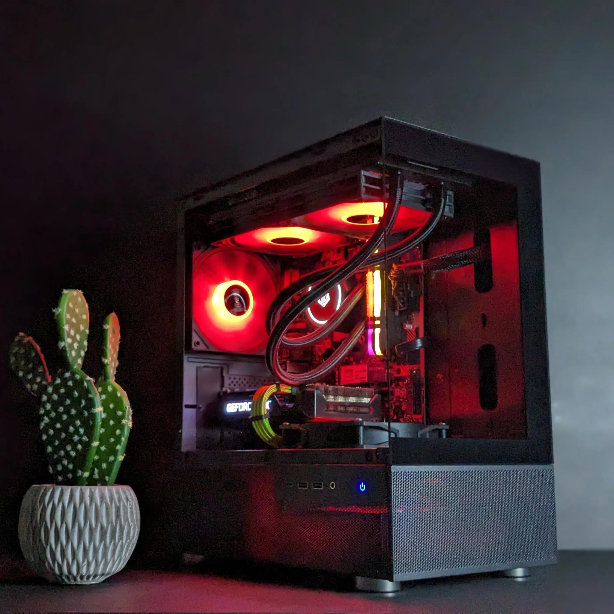 Liquid-Cooled Gaming PC⚫️ RTX 3060 12GB⚫️Ryzen 5 5500⚫️ 16GB RAM⚫️ 1TB M.2. NVMe SSD⚫️ Windows 11