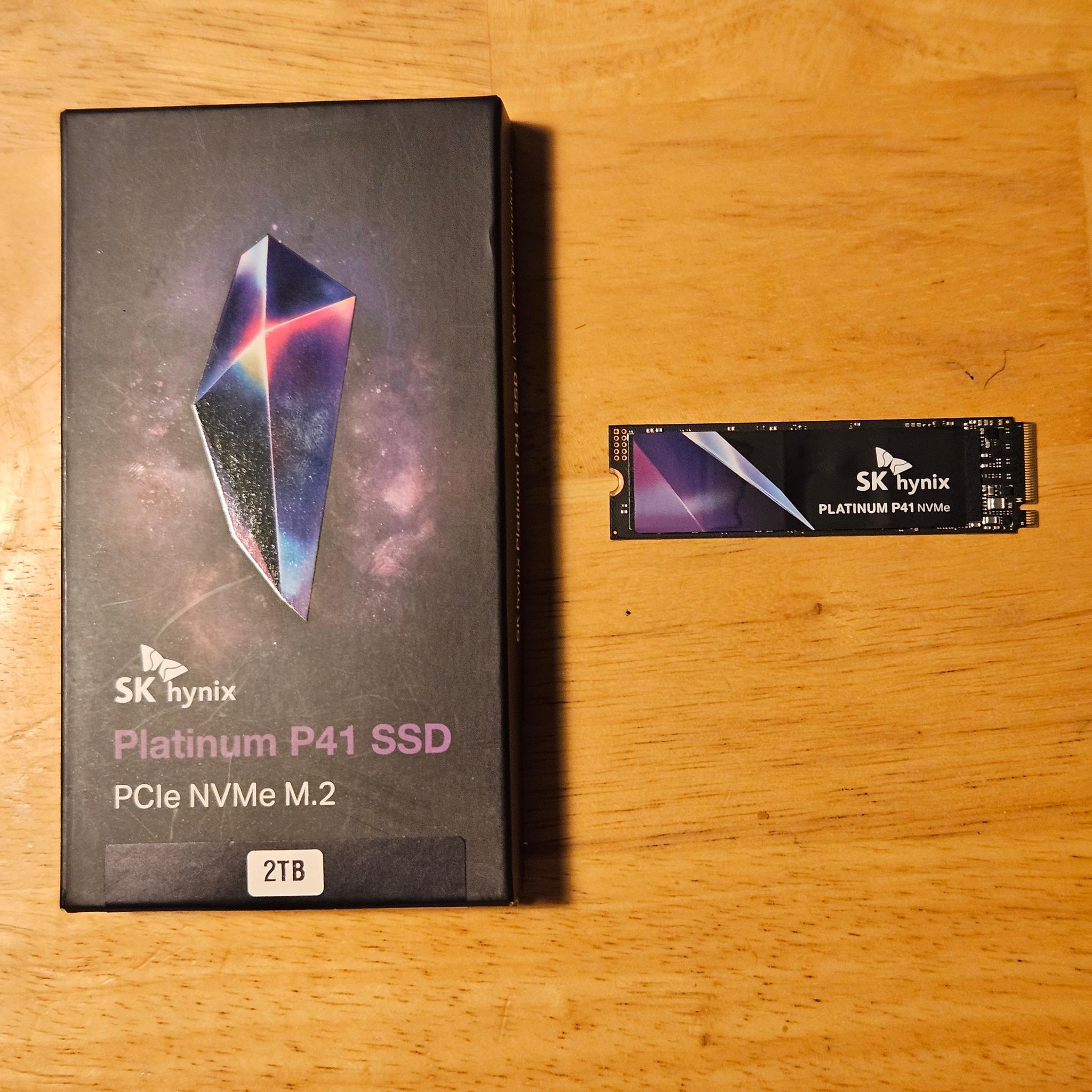 SK Hynix P 41 Platinum 2TB SSD with Free Heatsink