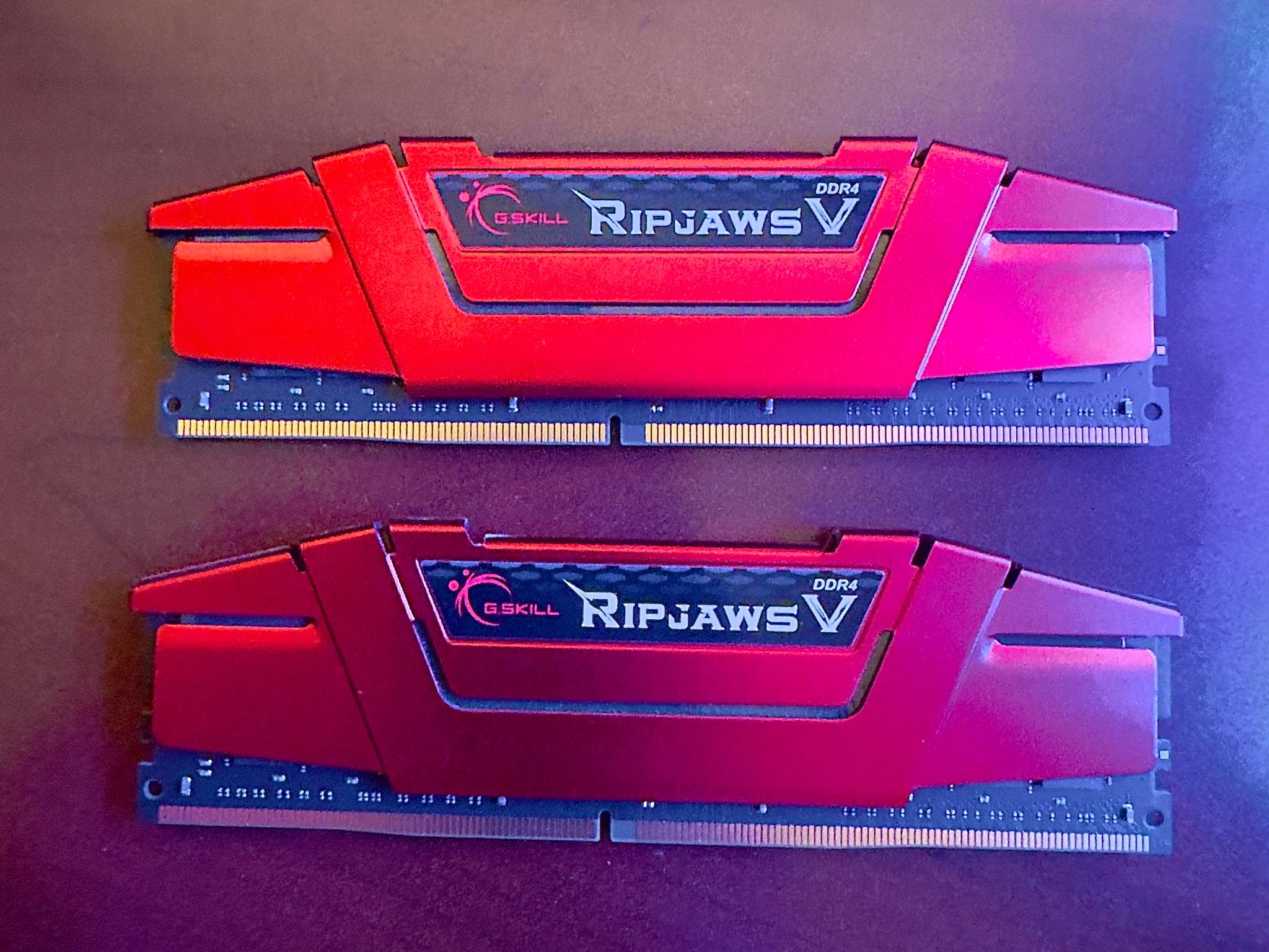 G.Skill Ripjaws V 32 GB (2 x 16 GB) DDR4-3600 CL19 Memory
