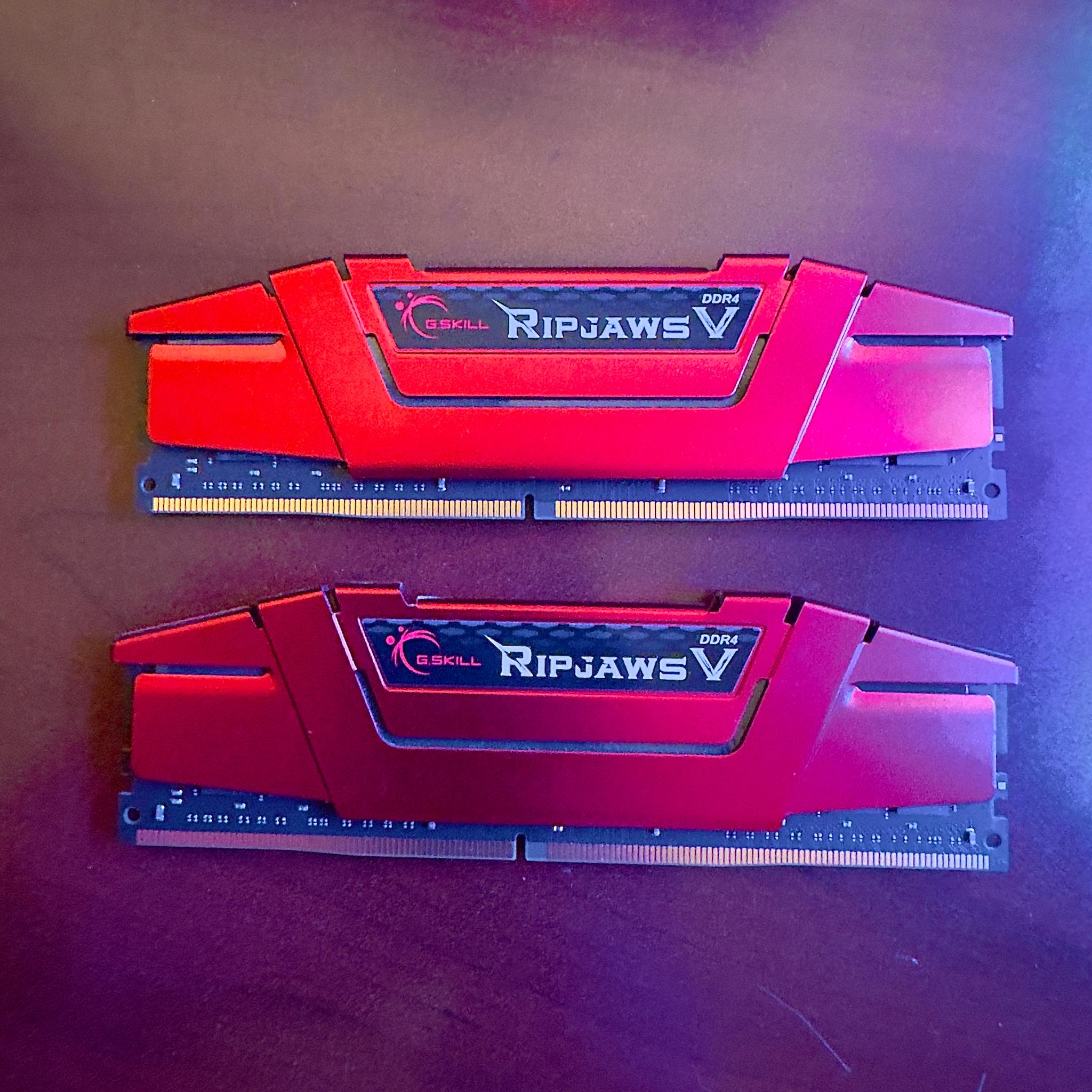G.Skill Ripjaws V 32 GB (2 x 16 GB) DDR4-3600 CL19 Memory
