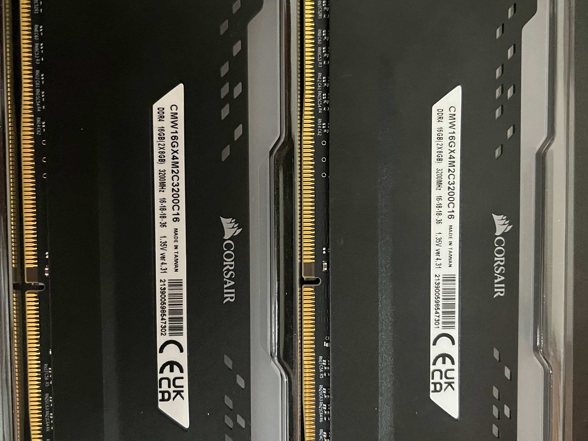 Corsair Vengeance Pro RGB 16gb (2x8gb) 3200mhz