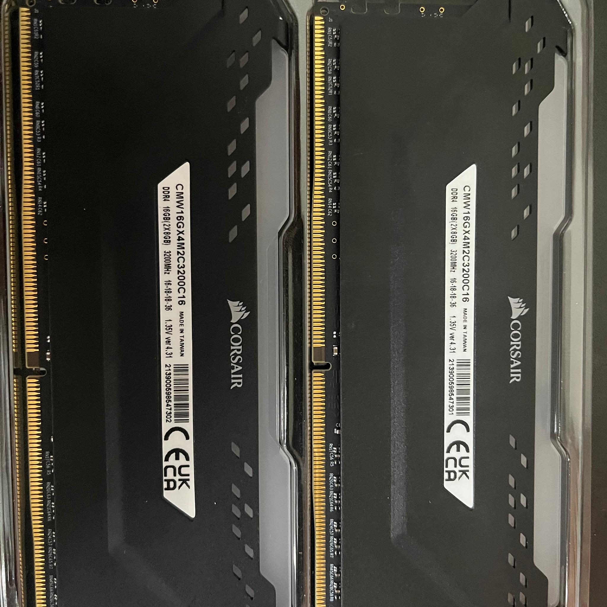Corsair Vengeance Pro RGB 16gb (2x8gb) 3200mhz