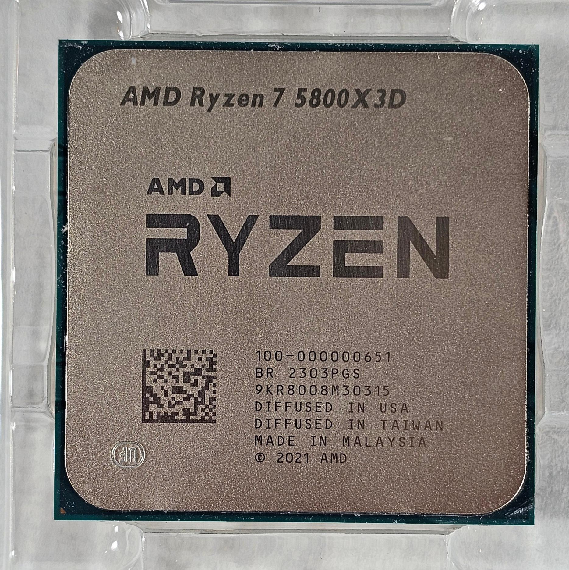 AMD Ryzen 7 5800X3D AM4