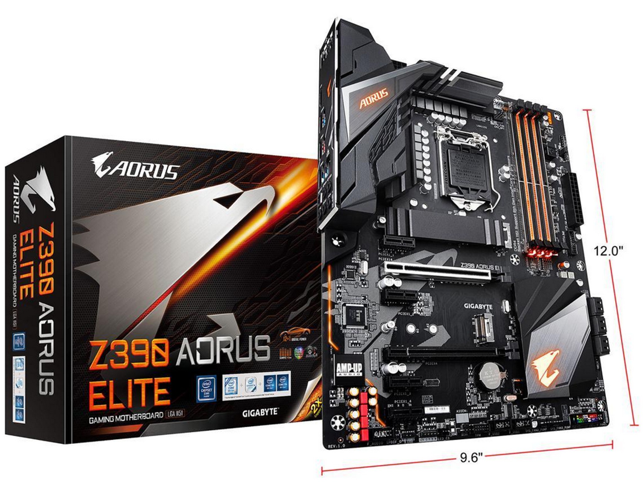 NEW! GIGABYTE AORUS ELITE LGA 1151 Intel Z390 ATX Intel Motherboard
