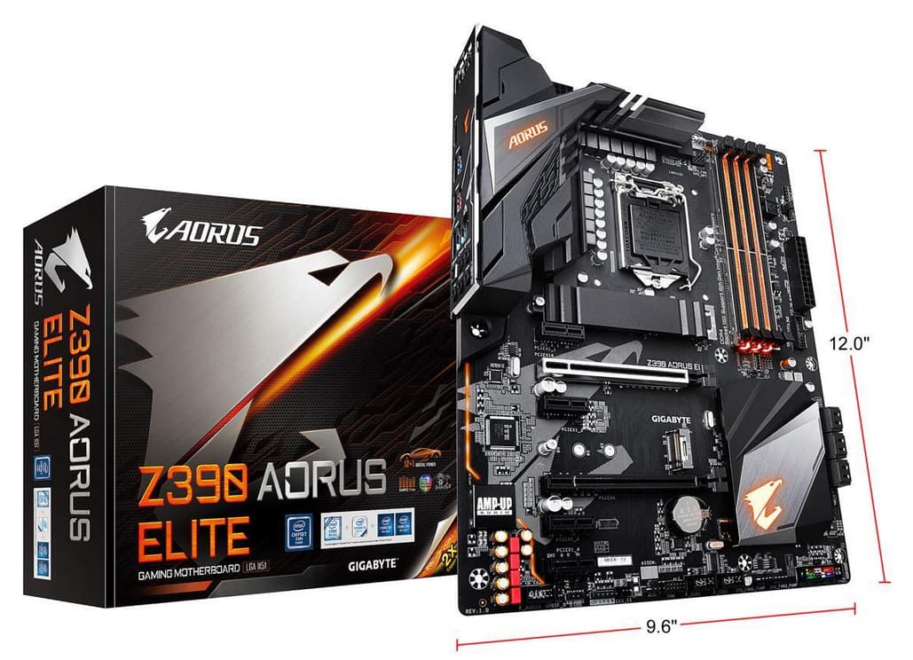 NEW! GIGABYTE AORUS ELITE LGA 1151 Intel Z390 ATX Intel Motherboard