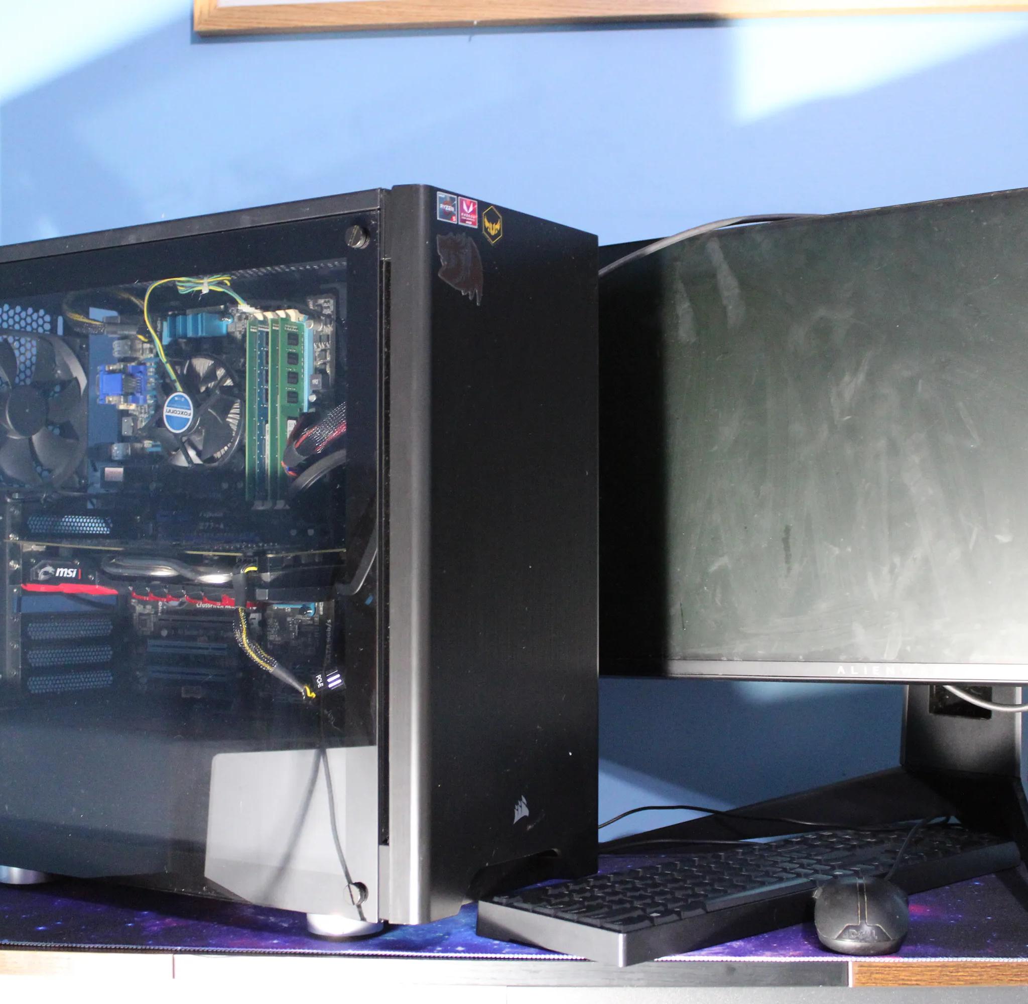 BUDGET Gaming PC i5 3.1GHz - 16GB RAM - 500GB SSD - MSI RX 570