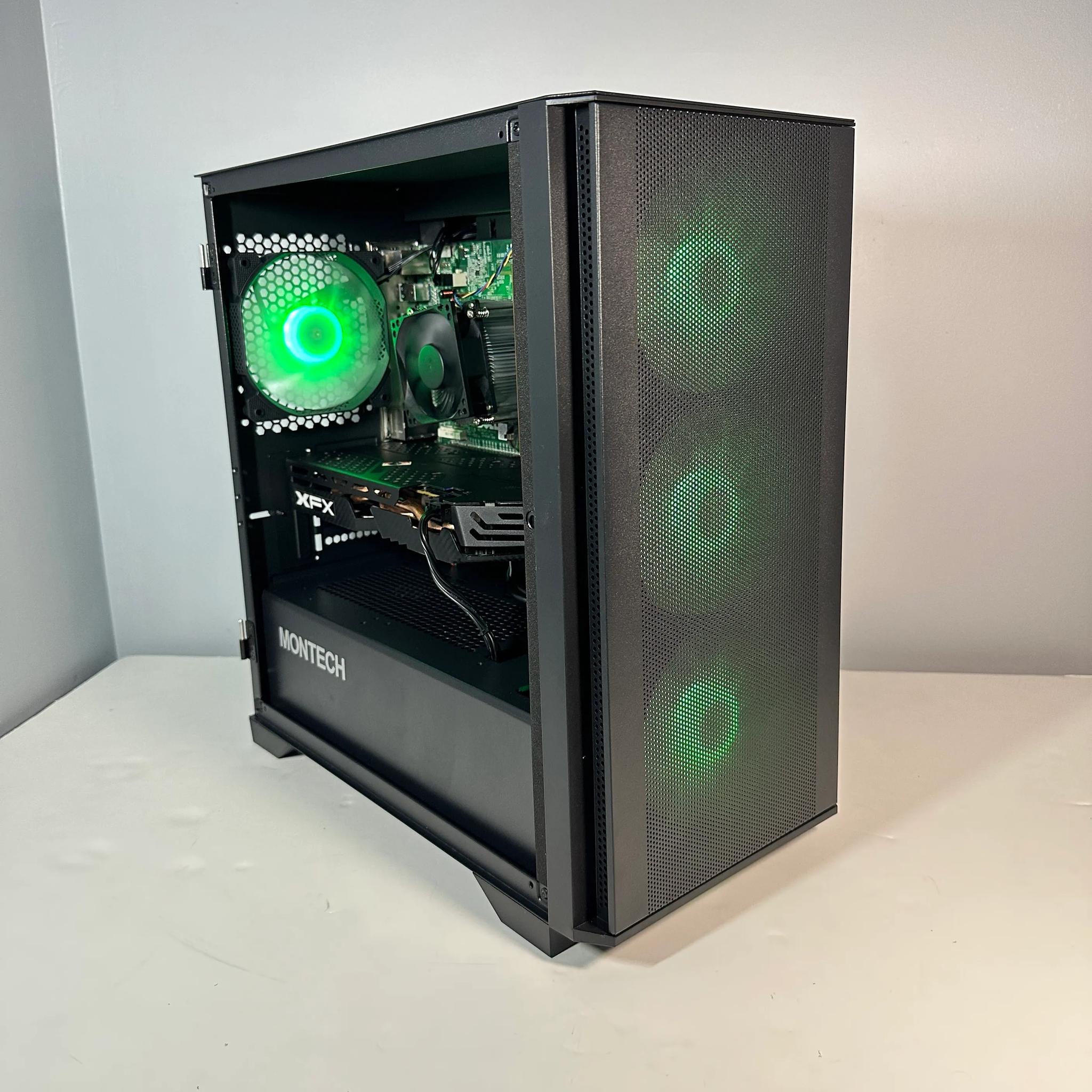 Intel i7 4790/AMD RX 580 8GB Custom RGB Gaming PC BundleW/Keyboard/Mouse/Headset & Mic