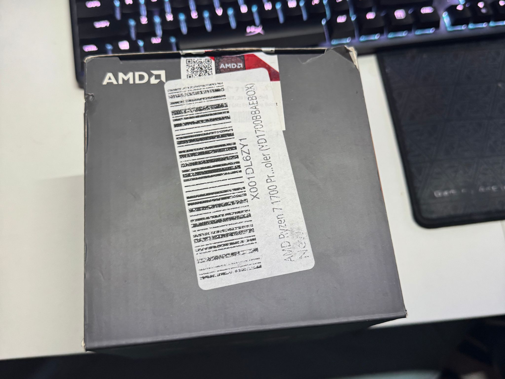 AMD Ryzen 7 1700X BOX ONLY
