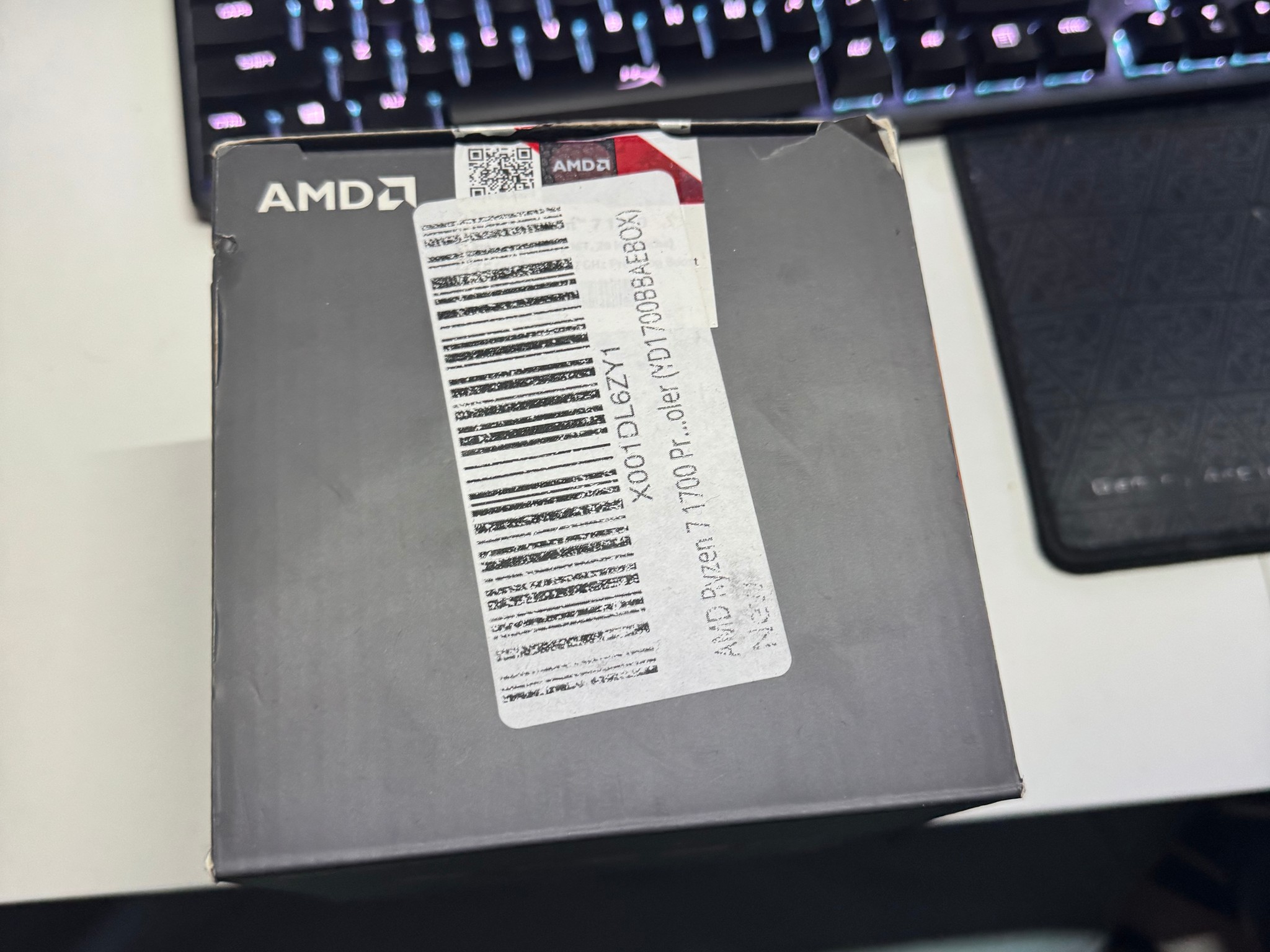 AMD Ryzen 7 1700X BOX ONLY