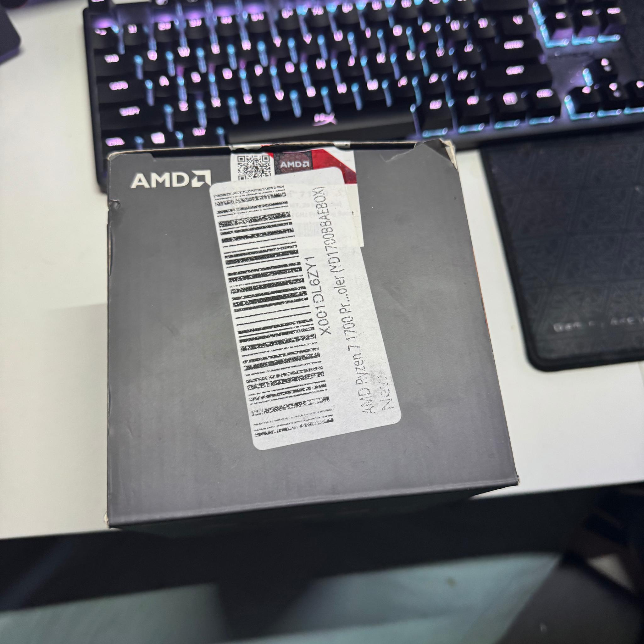 AMD Ryzen 7 1700X BOX ONLY