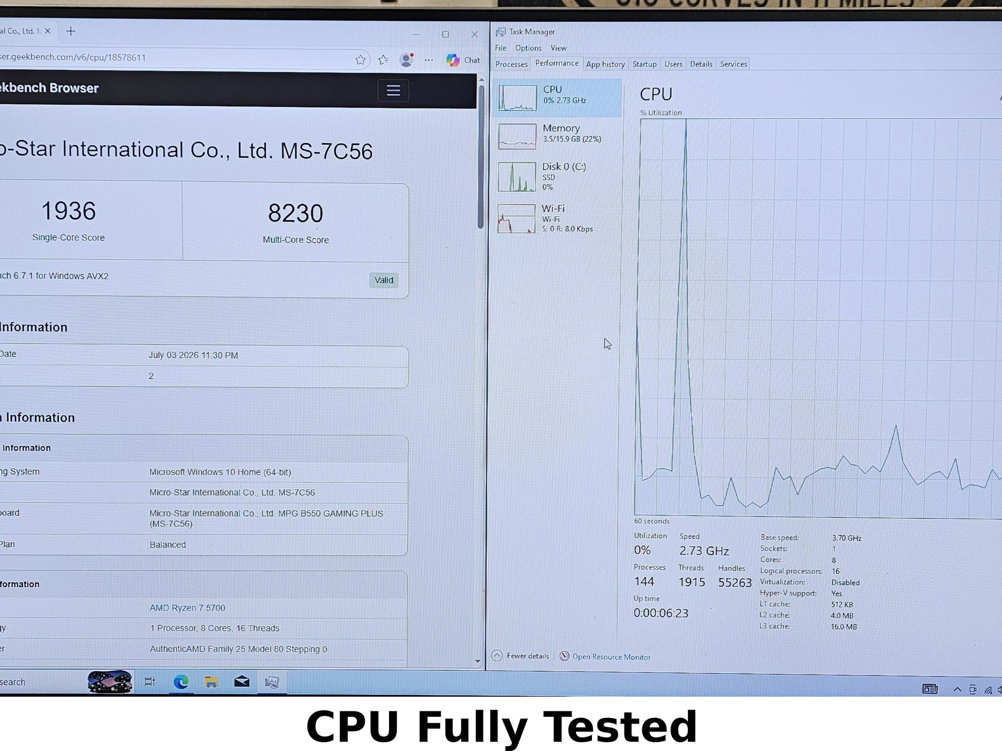 AMD Ryzen 7 5600 AM4