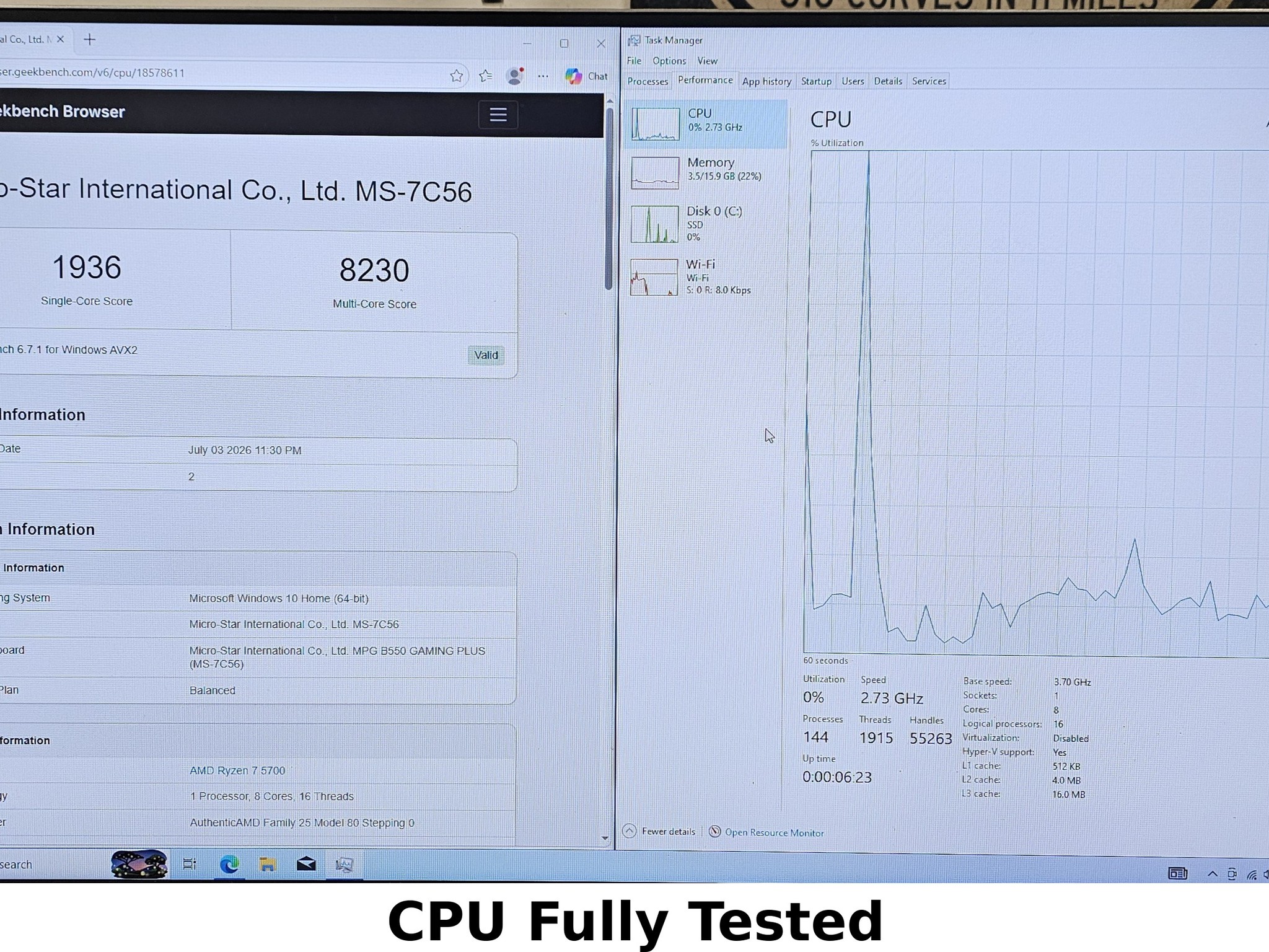 AMD Ryzen 7 5600 AM4