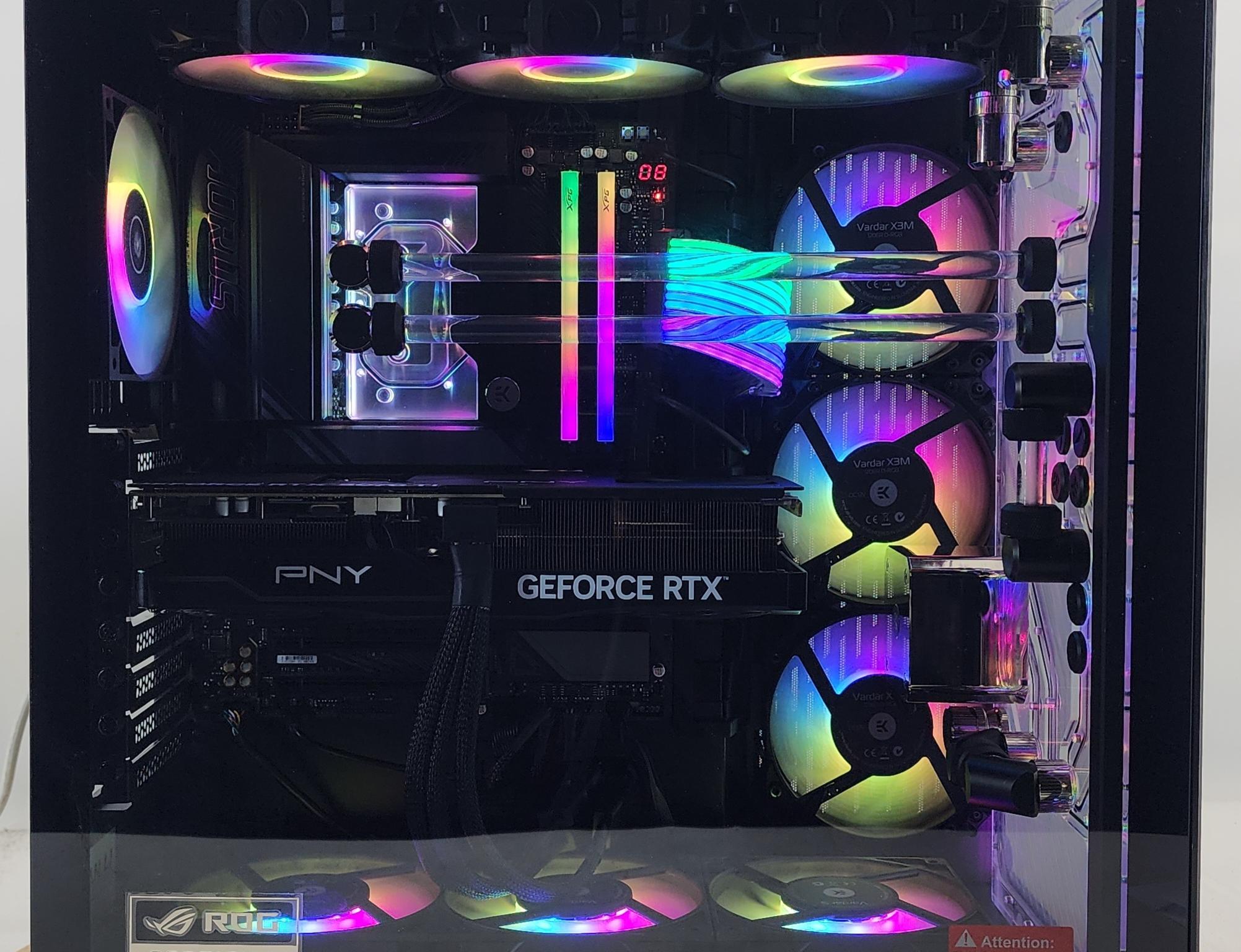Gaming PC Ryzen 7 9700X 32GB RAM 2TB SSD RTX 5070 Ti 16GB Windows 11 Computer