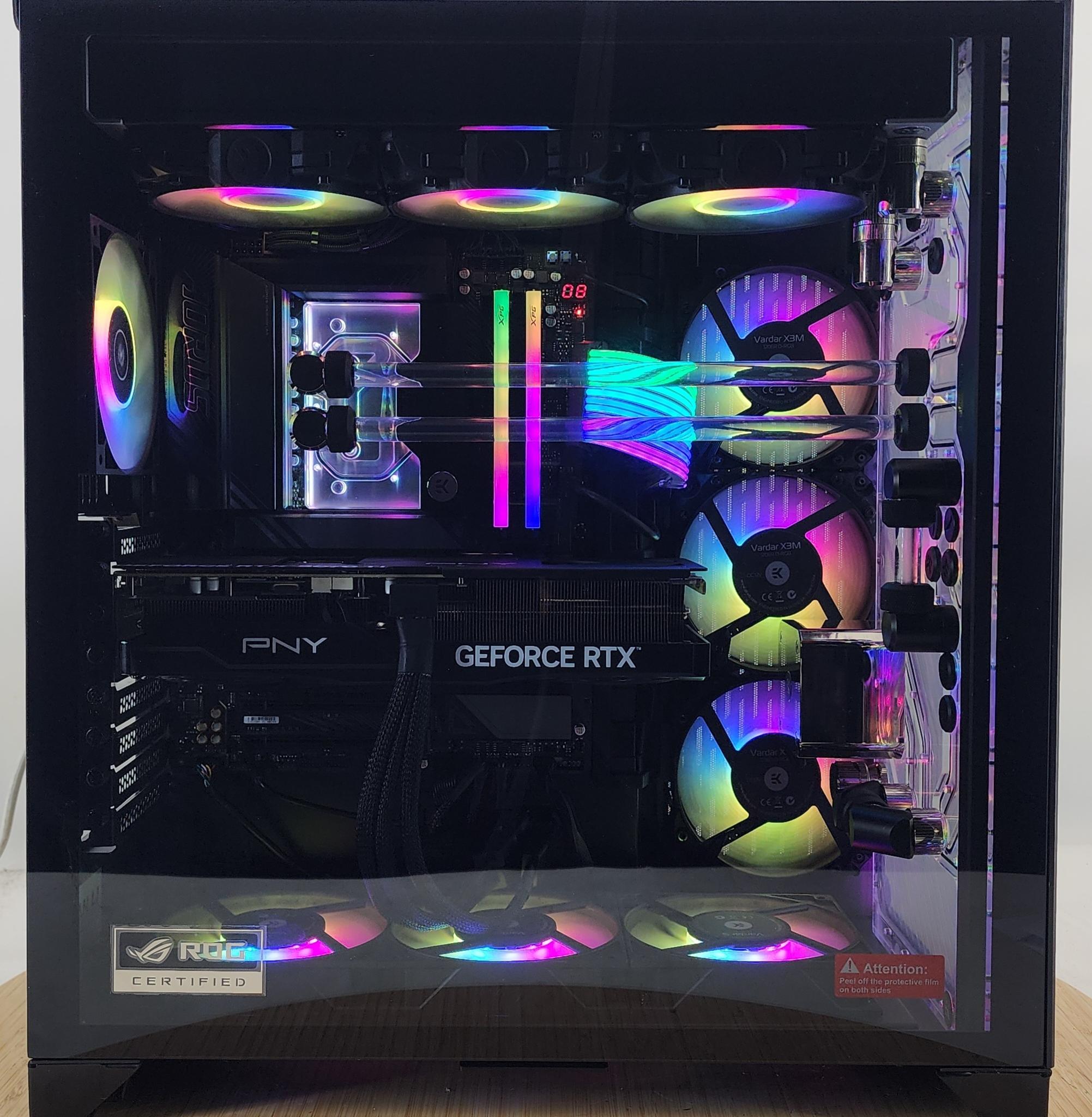 Gaming PC Ryzen 7 9700X 32GB RAM 2TB SSD RTX 5070 Ti 16GB Windows 11 Computer