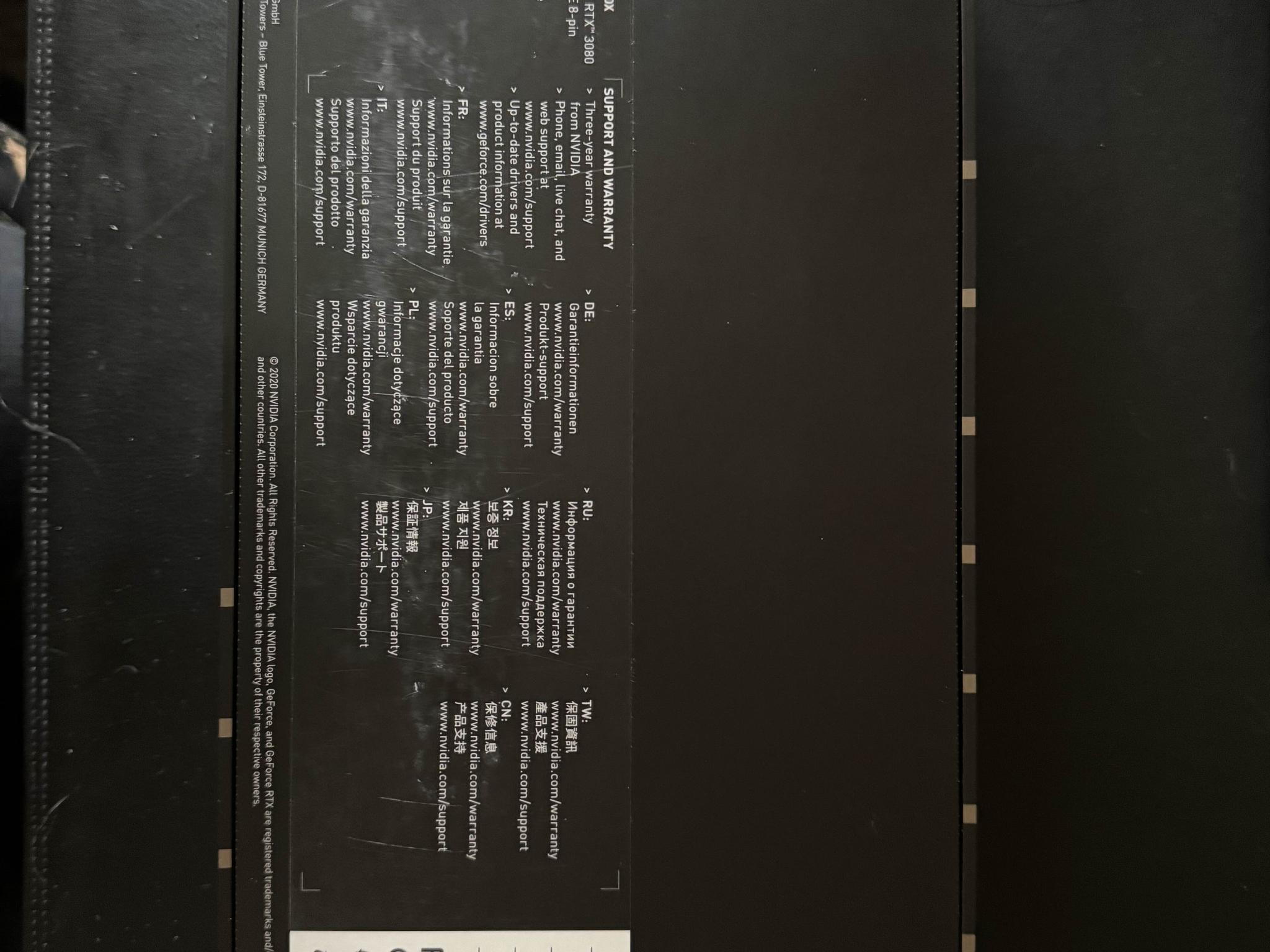 NVIDIA GeForce RTX 3080 Founders Edition