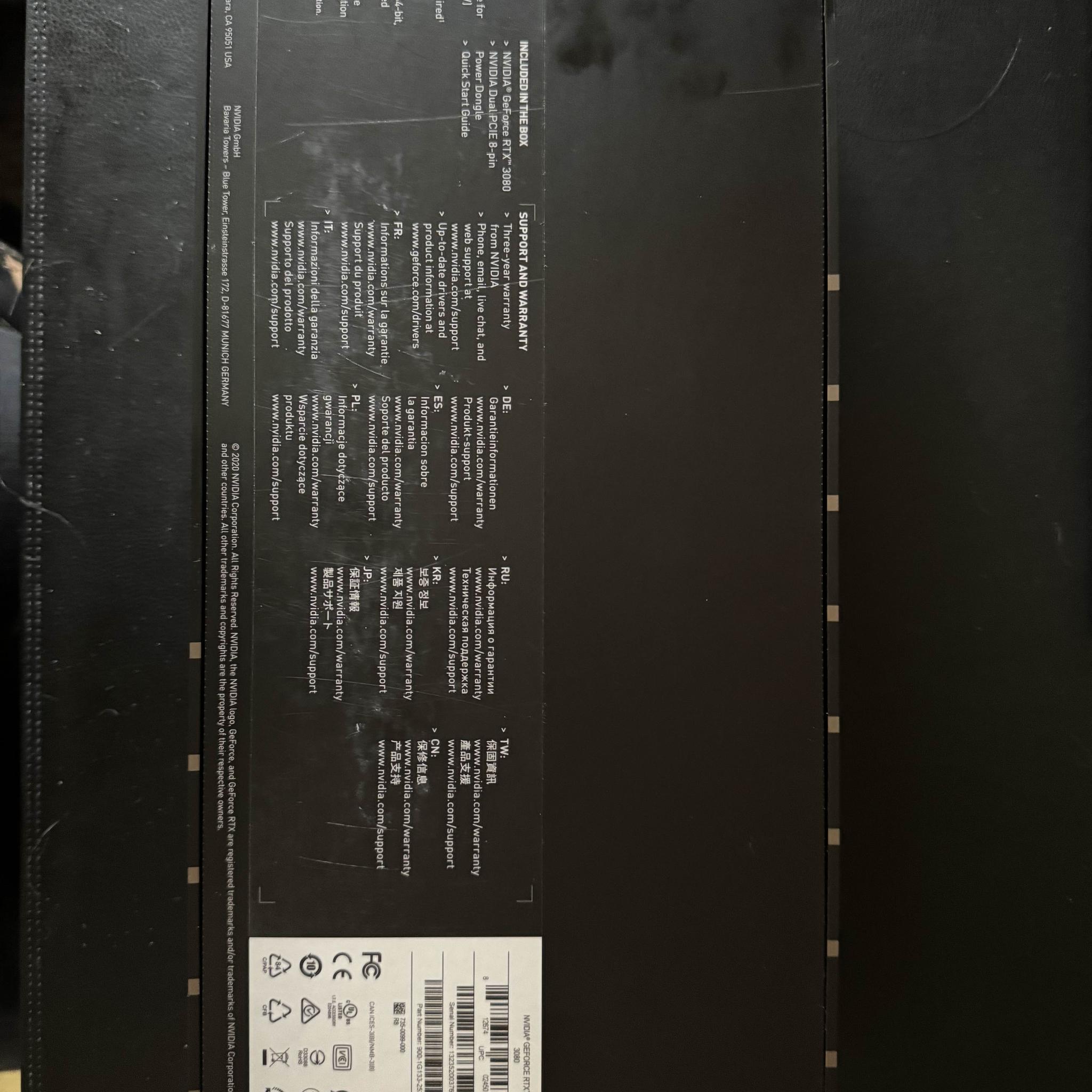 NVIDIA GeForce RTX 3080 Founders Edition