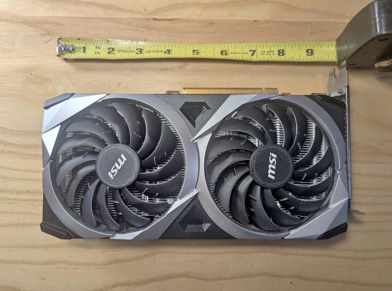 MSI RX 6600 8GB GDDR6 Graphics Card – Excellent Condition