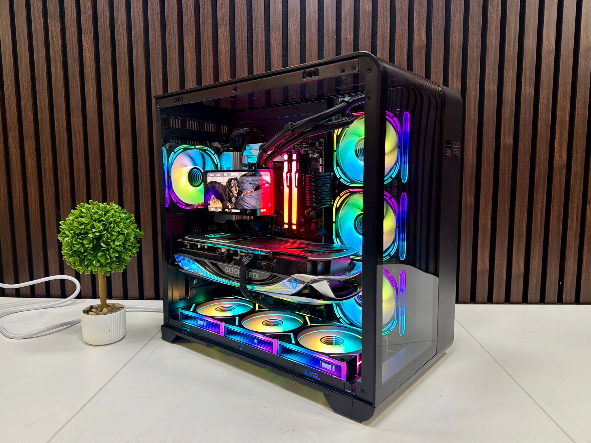 RTX 4080 | Intel Ultra 9 285k | 32GB DDR5 | 2TB M.2 | 1000 Watt Gold PSU | LCD AIO