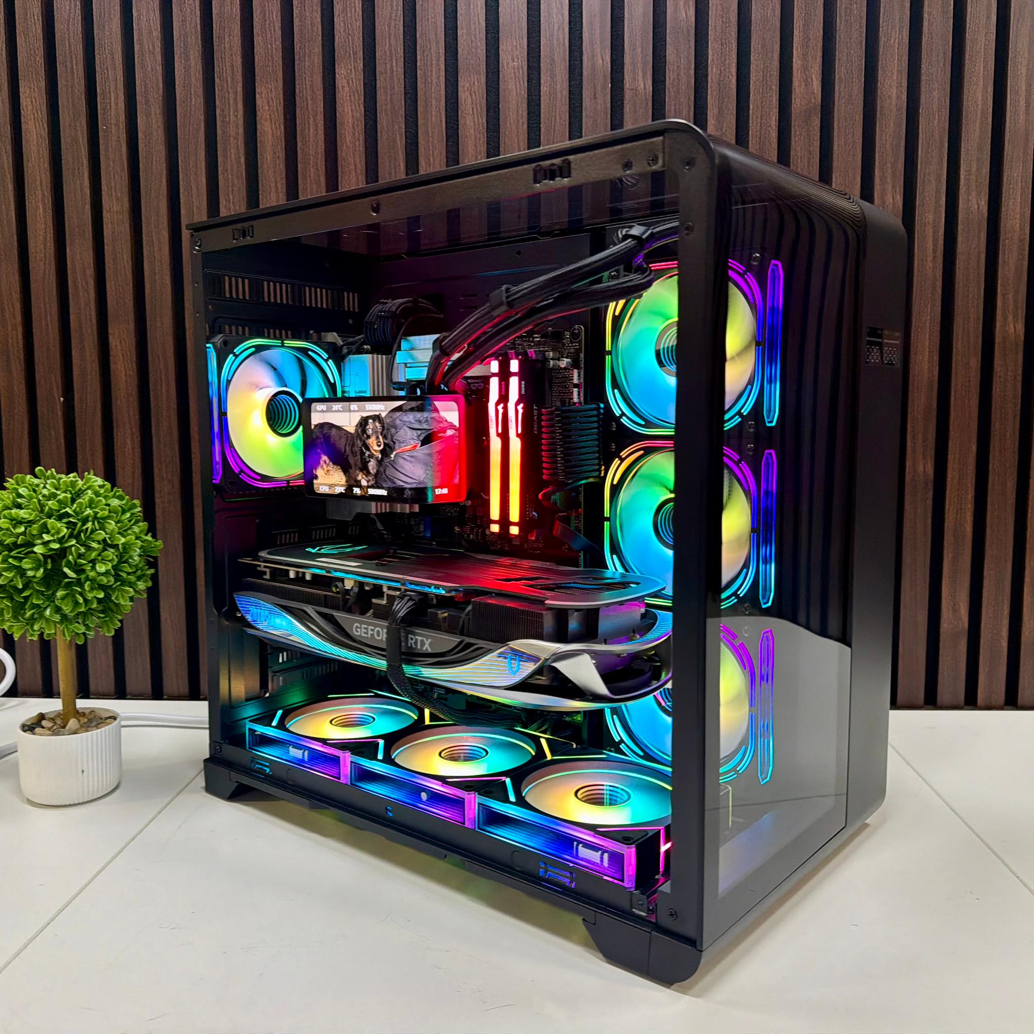 RTX 4080 | Intel Ultra 9 285k | 32GB DDR5 | 2TB M.2 | 1000 Watt Gold PSU | LCD AIO