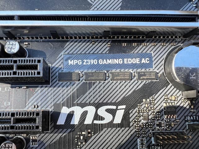 MSI MPG Z390 Gaming Edge AC LGA 1151 M.2 USB 3.1 Gen 2 DDR4 HDMI Wi-Fi SLI ATX Motherboard