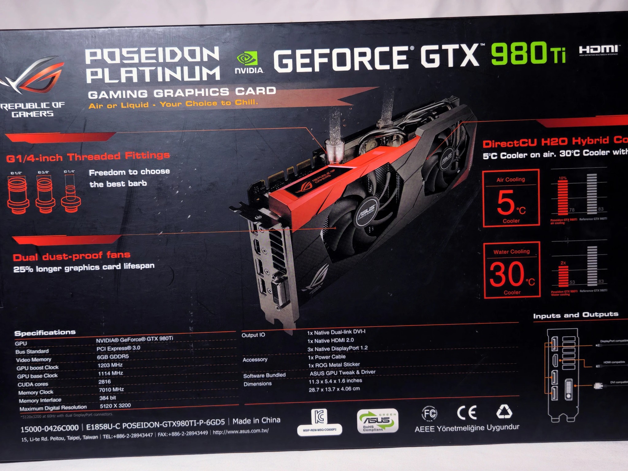 ASUS ROG POSEIDON GTX 980 Ti Platinum