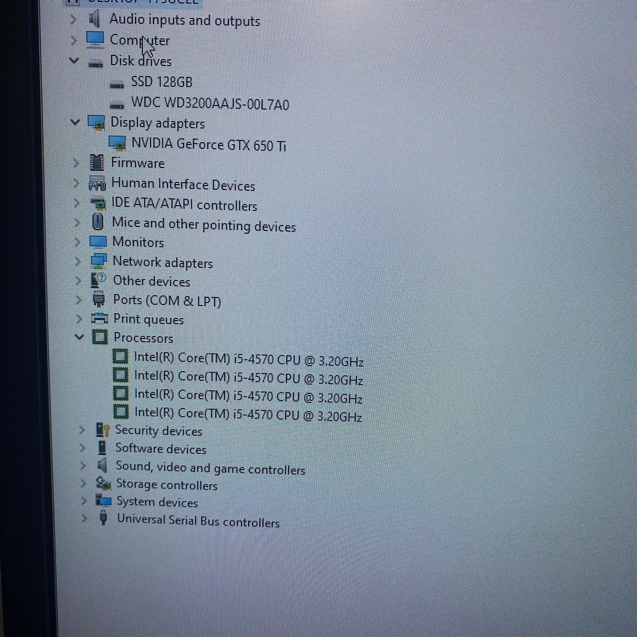 Gaming PC - GTX 650 Ti, I5 4570, 16GB DDR3, WIFI, BLACK, 128GB SSD, 500GB HDD, Windows 10, Game RDY.