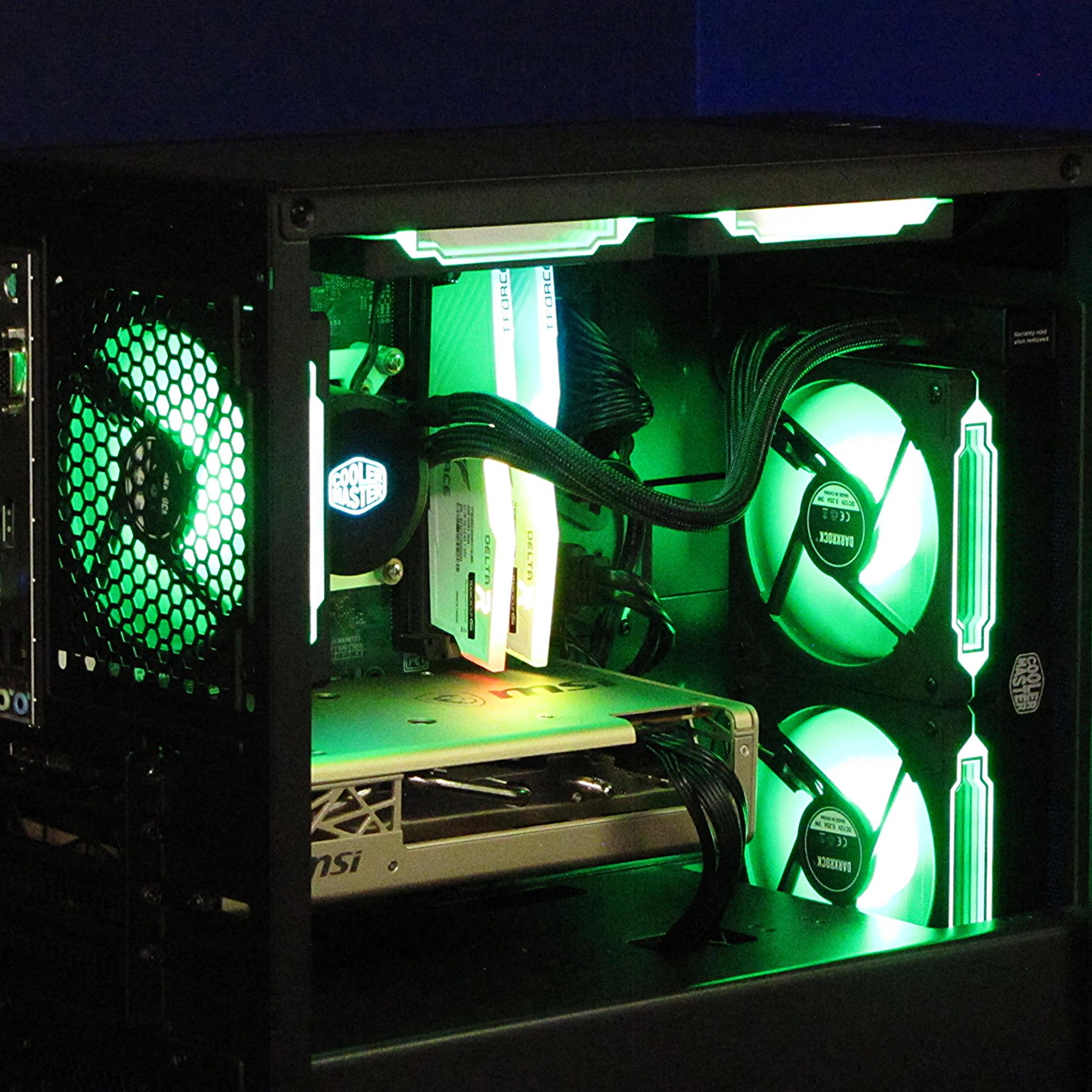 Custom Gaming PC Build, i7-9700, 16GB, MSI RX 5700 8GB DDR6, 800GB Intel SSD