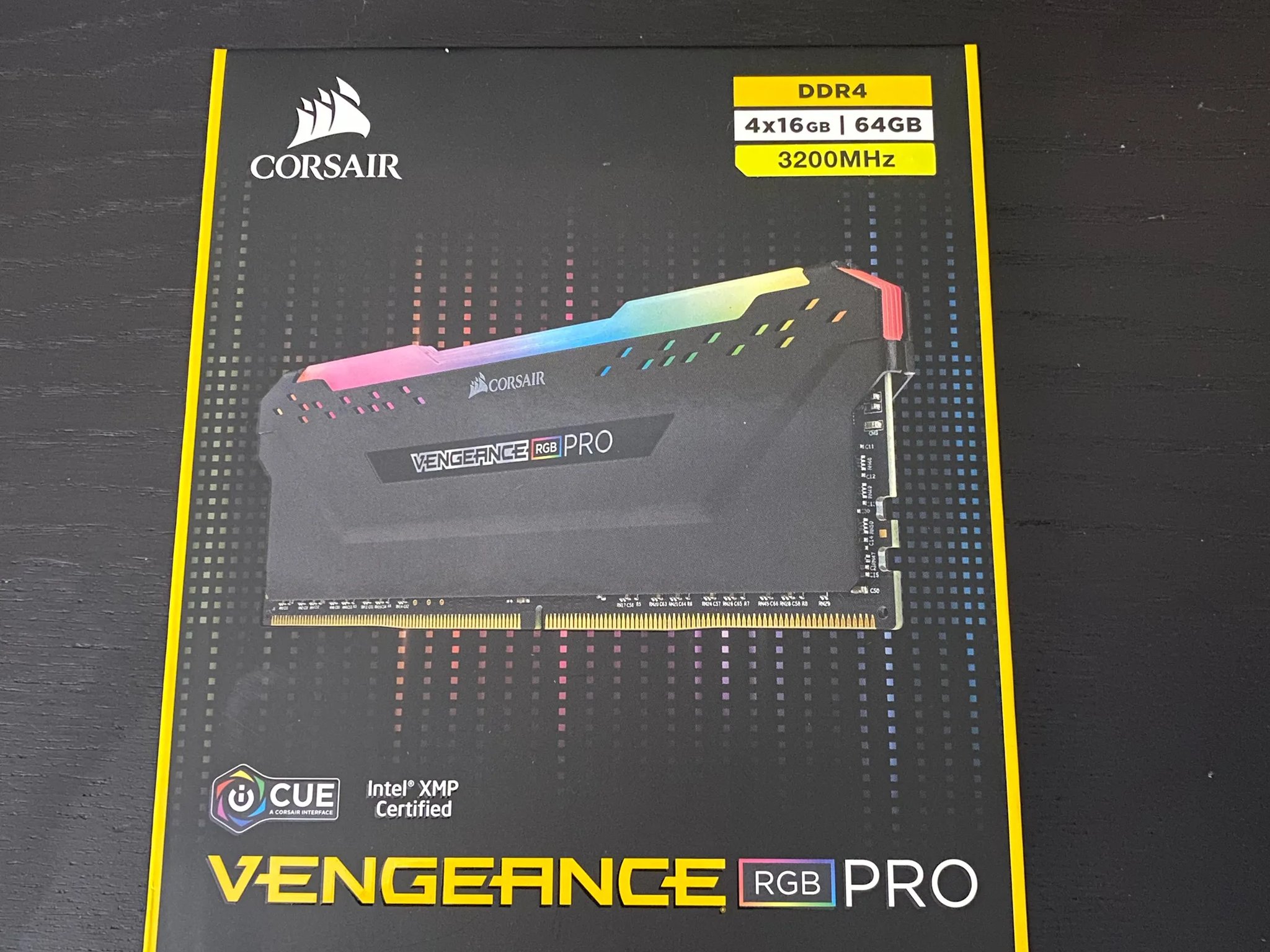BNIB Corsair Vengeance RGB Pro 64GB (4x16) 3200Mhz