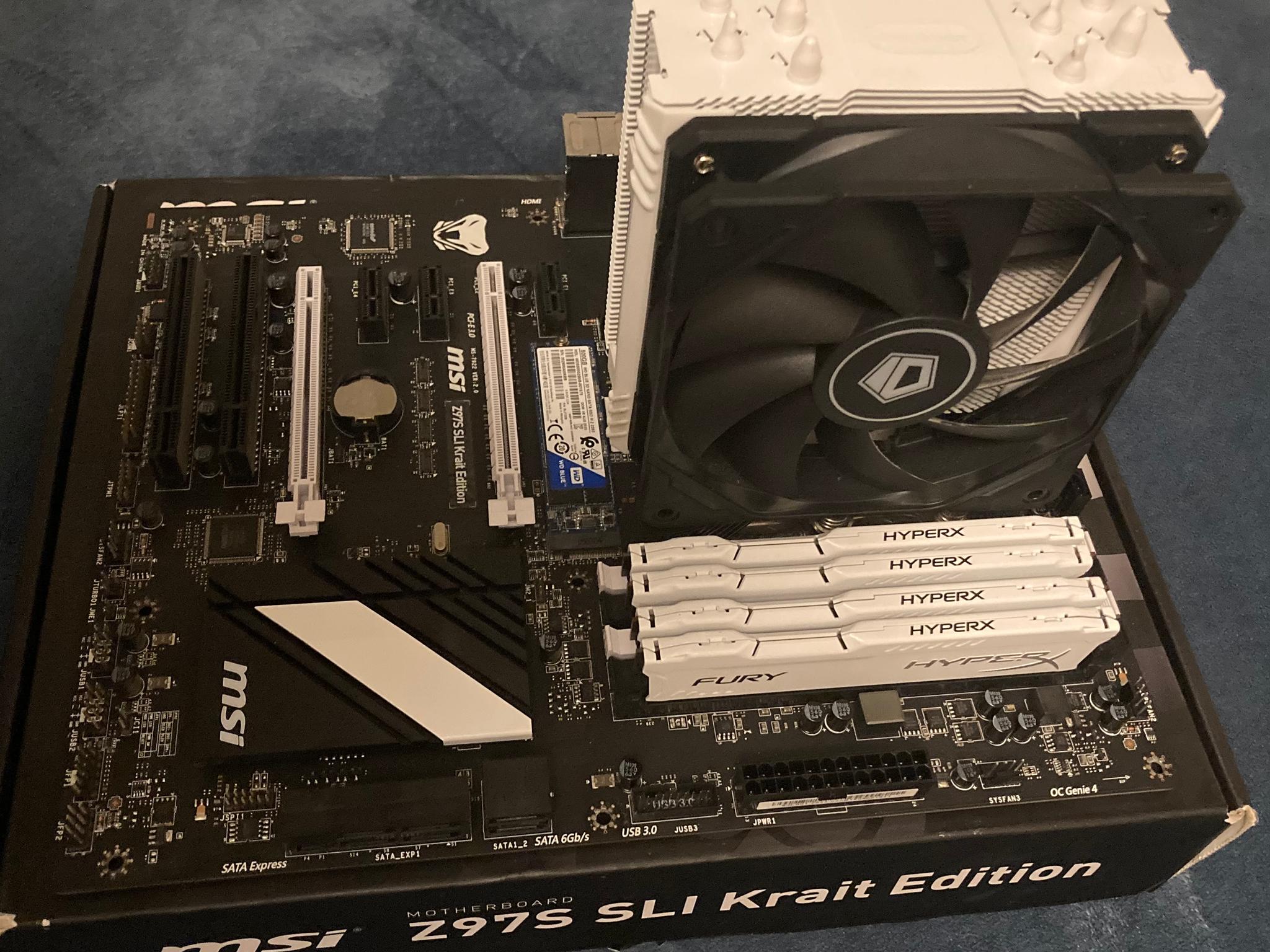 (i5 COMBO) MSI Z97 + i5 4690k + Cooler + 16GB RAM + 500GB SSD