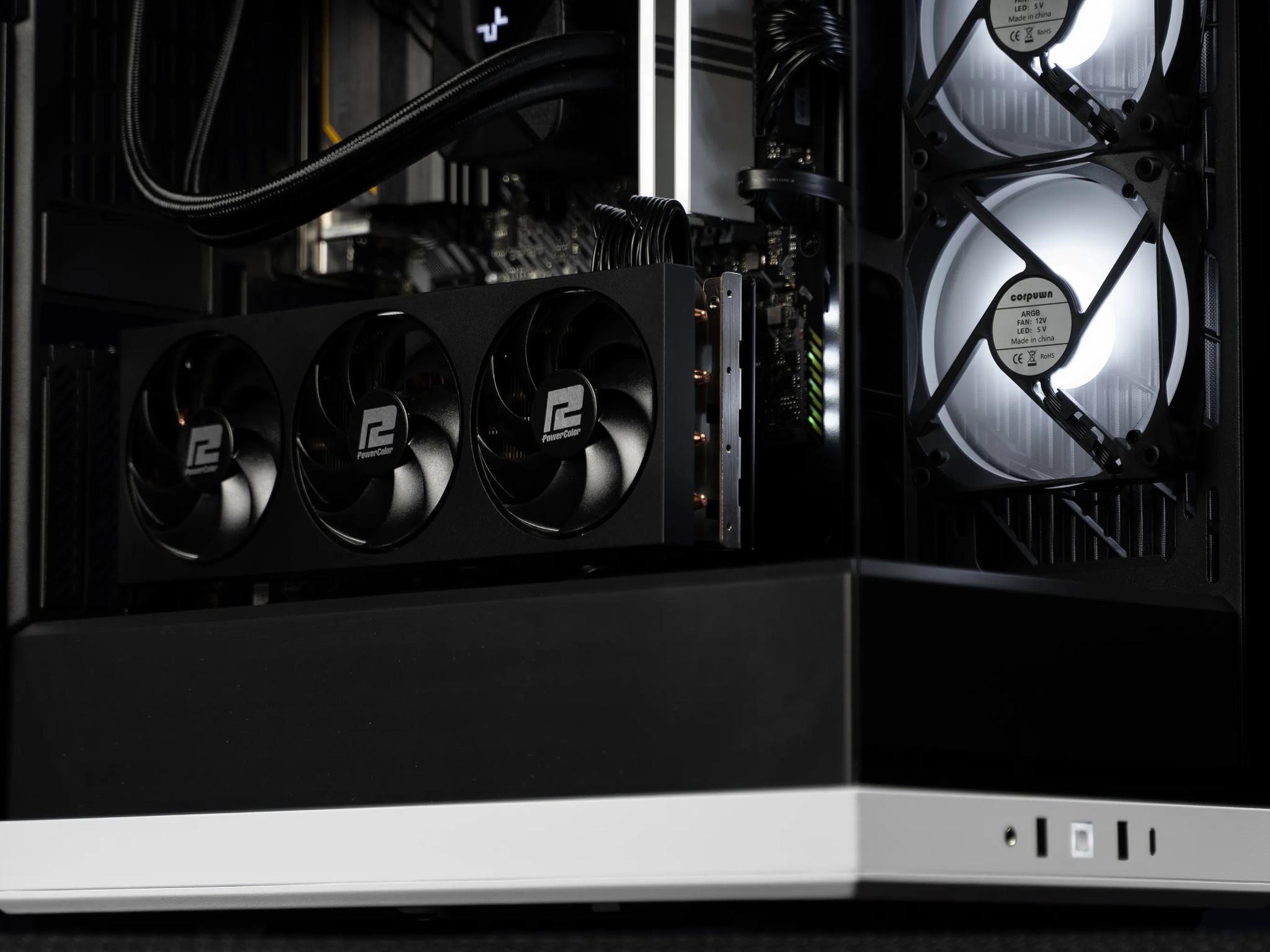 “Prebryte” RX 7700 XT Ryzen 7 32GB Windows 11 Pro 2TB Gaming PC Powerhouse