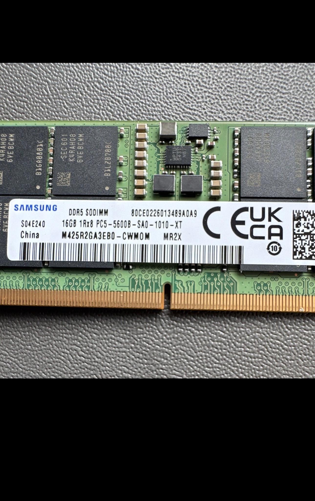 Samsung 32GB (2x16GB) DDR5 5600MHz SODIMM Laptop RAM | Jawa