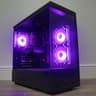 Gaming PC - RTX 2060, E5-1650 V4, 32GB DDR4, WIFI, BLUETOOTH, ARGB, BLACK, 128GB NVME SSD, 1TB HDD.