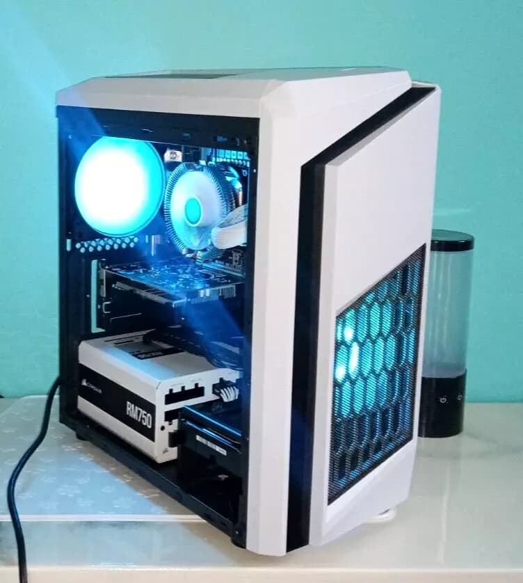 BUDGET GAMING PC INTEL E5 2640 RX 550 4G 16GB RAM 1TB HD WIN10 PRO
