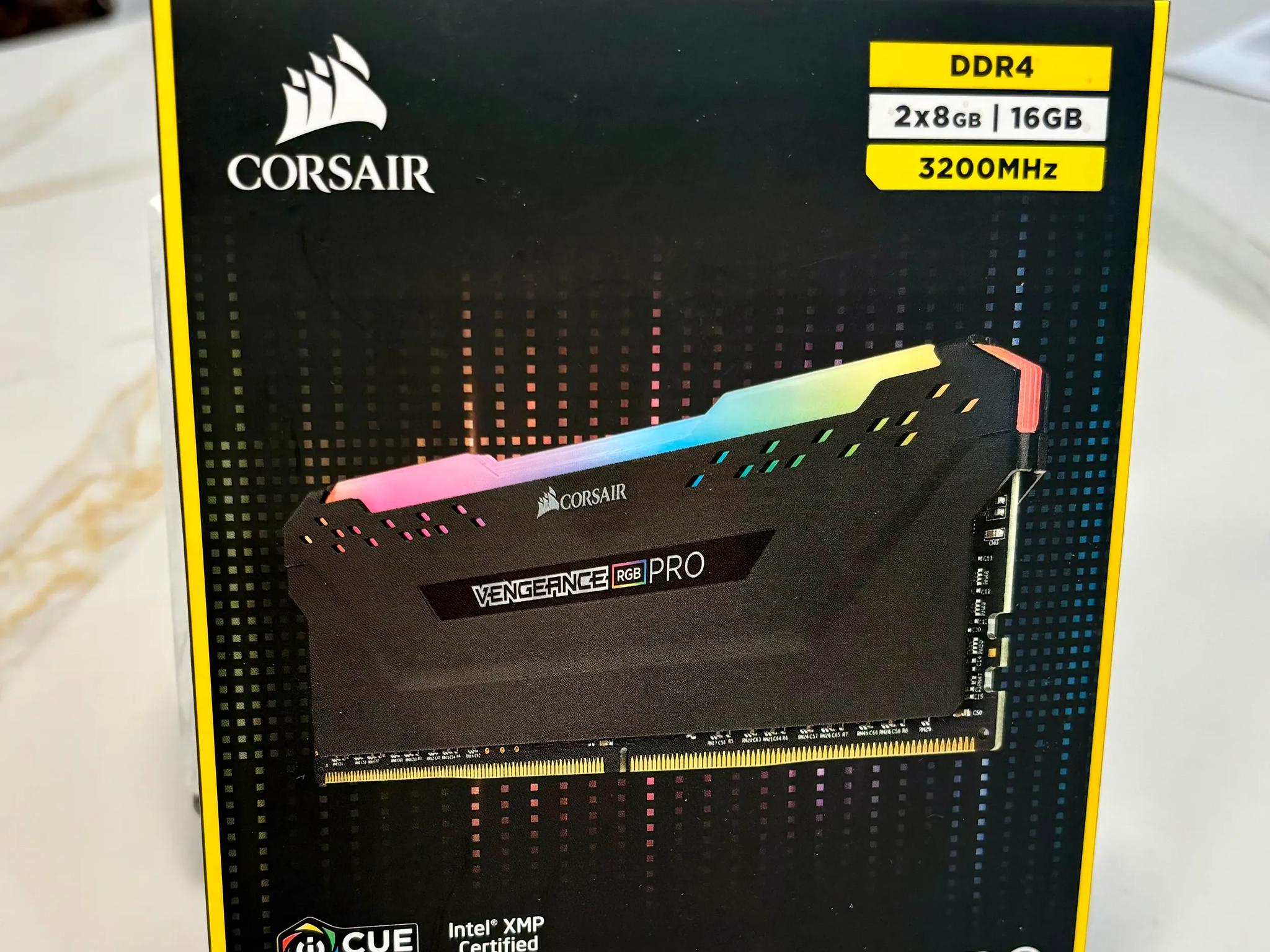 Corsair Vengeance DDR4 RAM 16Gb (8x2) 3200mhz Black