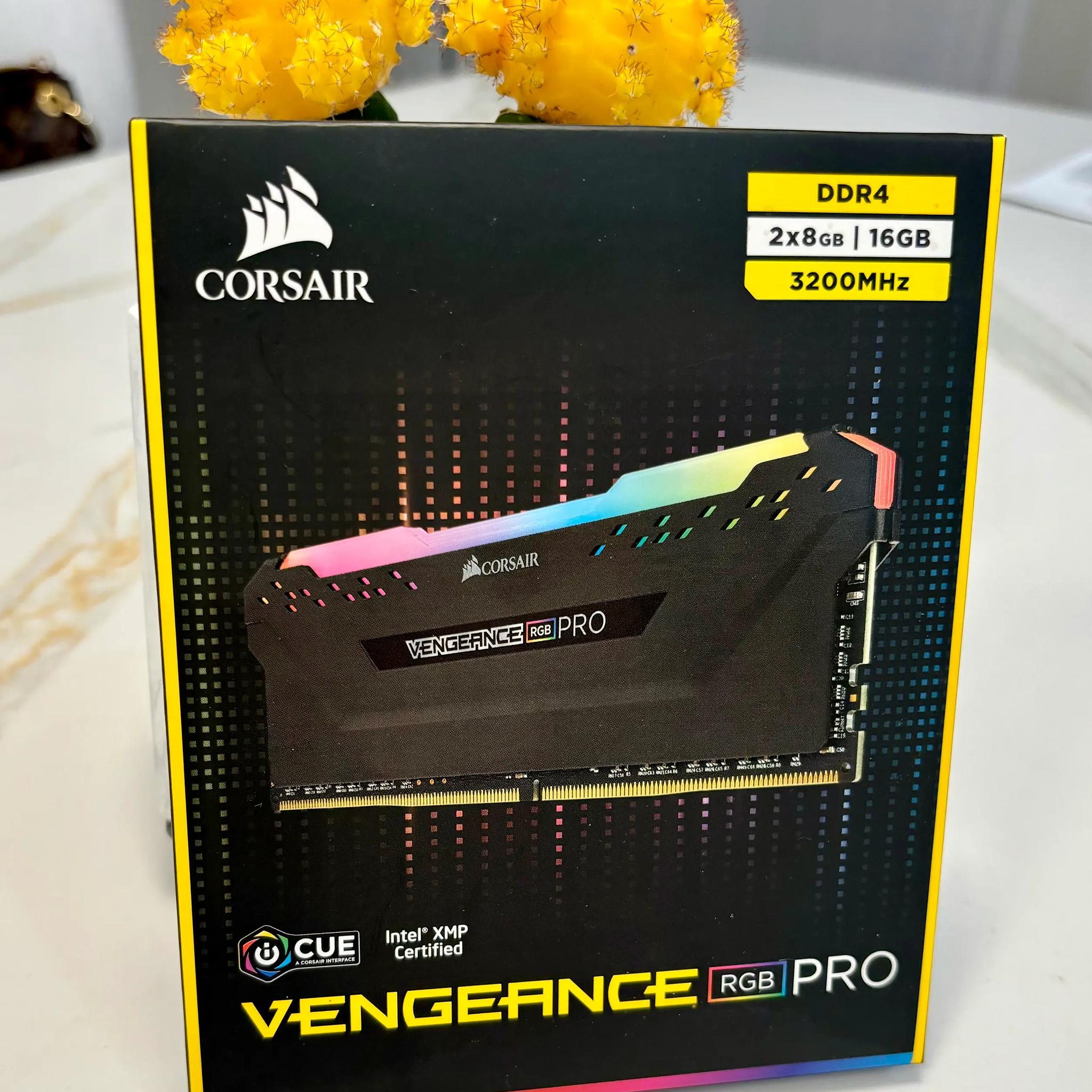 Corsair Vengeance DDR4 RAM 16Gb (8x2) 3200mhz Black