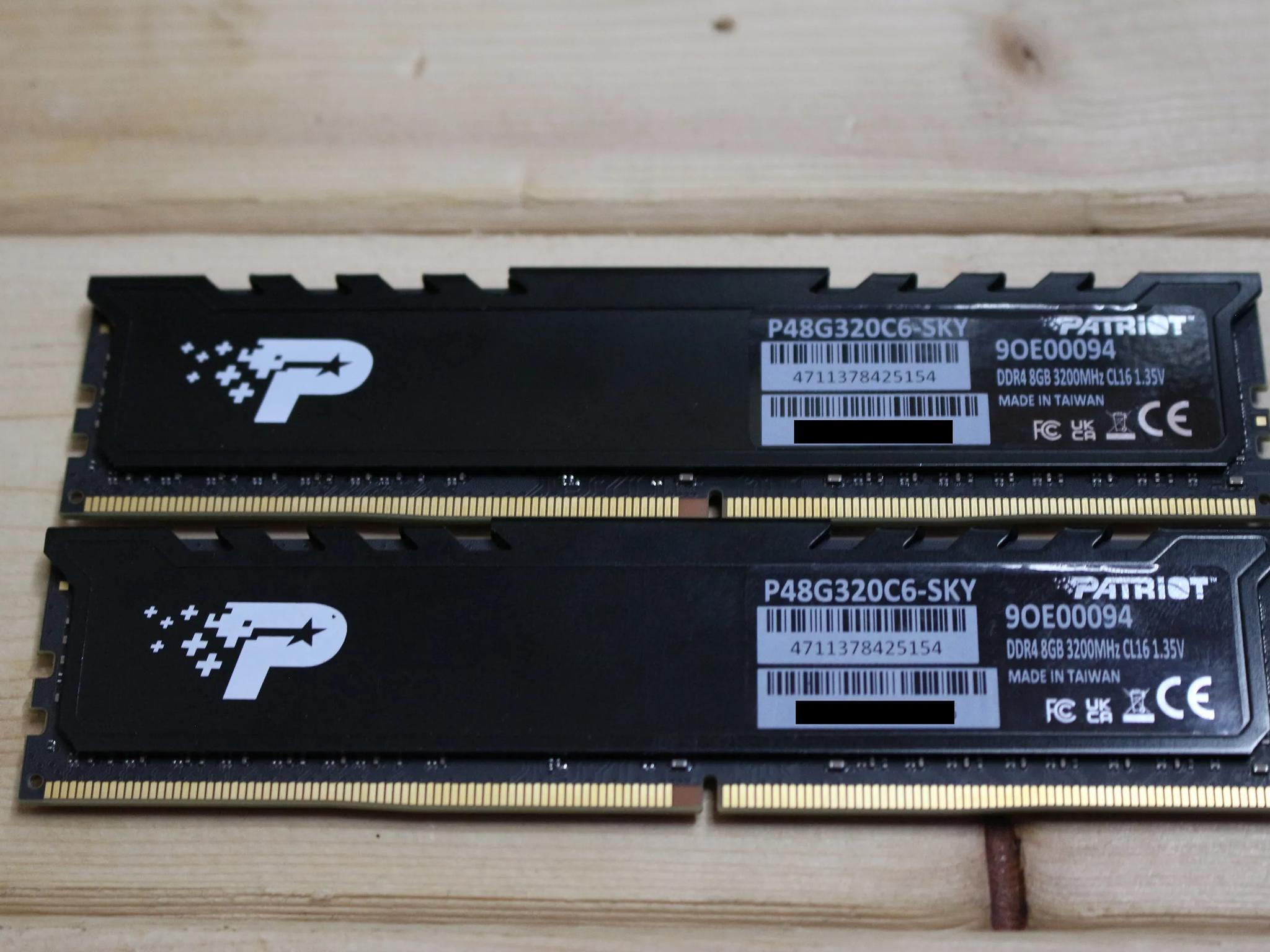 8x2GB Patriot RAM | DDR4 3200MHz