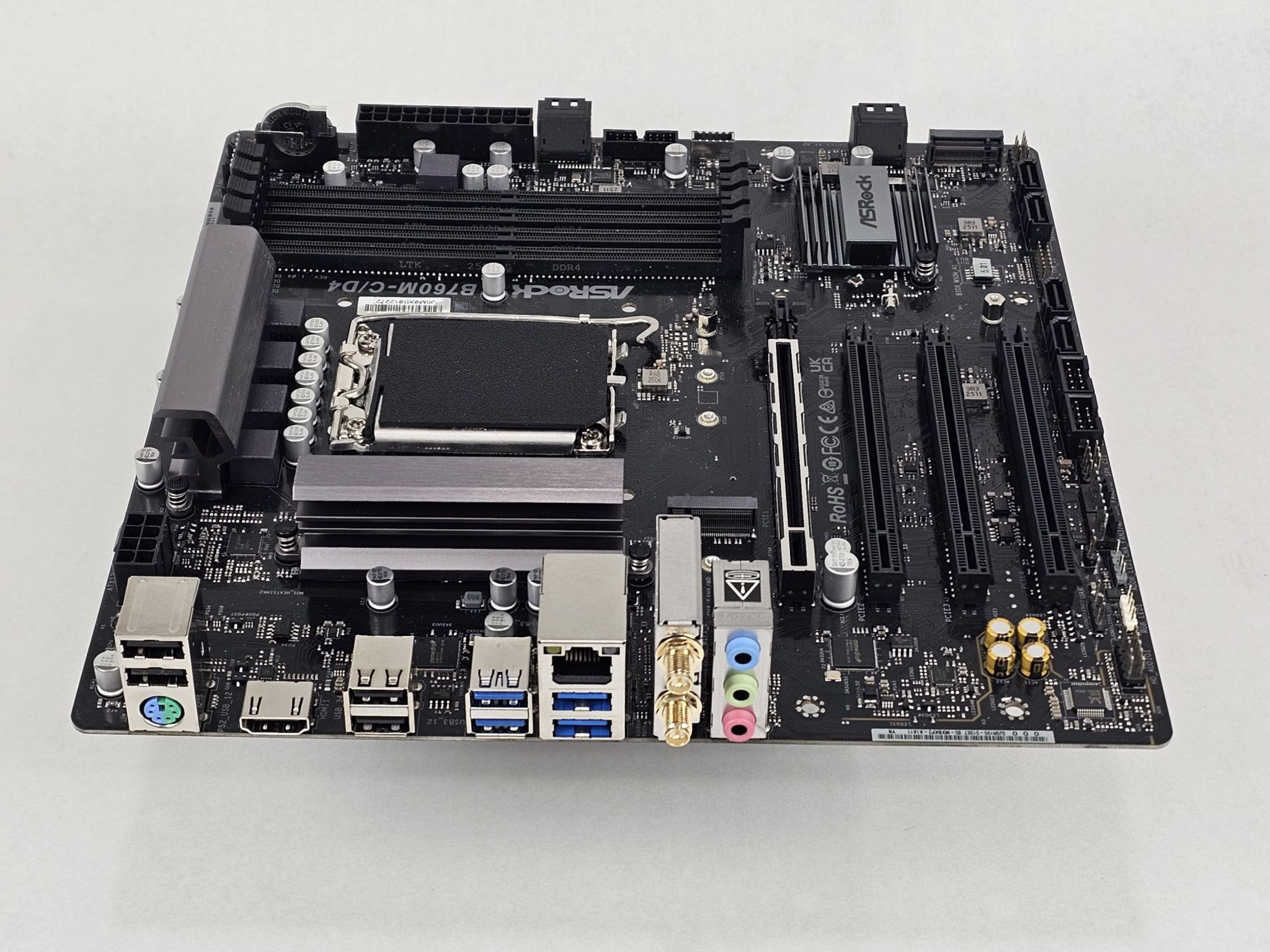 ASRock B760M-C/D4 LGA1700 DDR4 mATX Motherboard