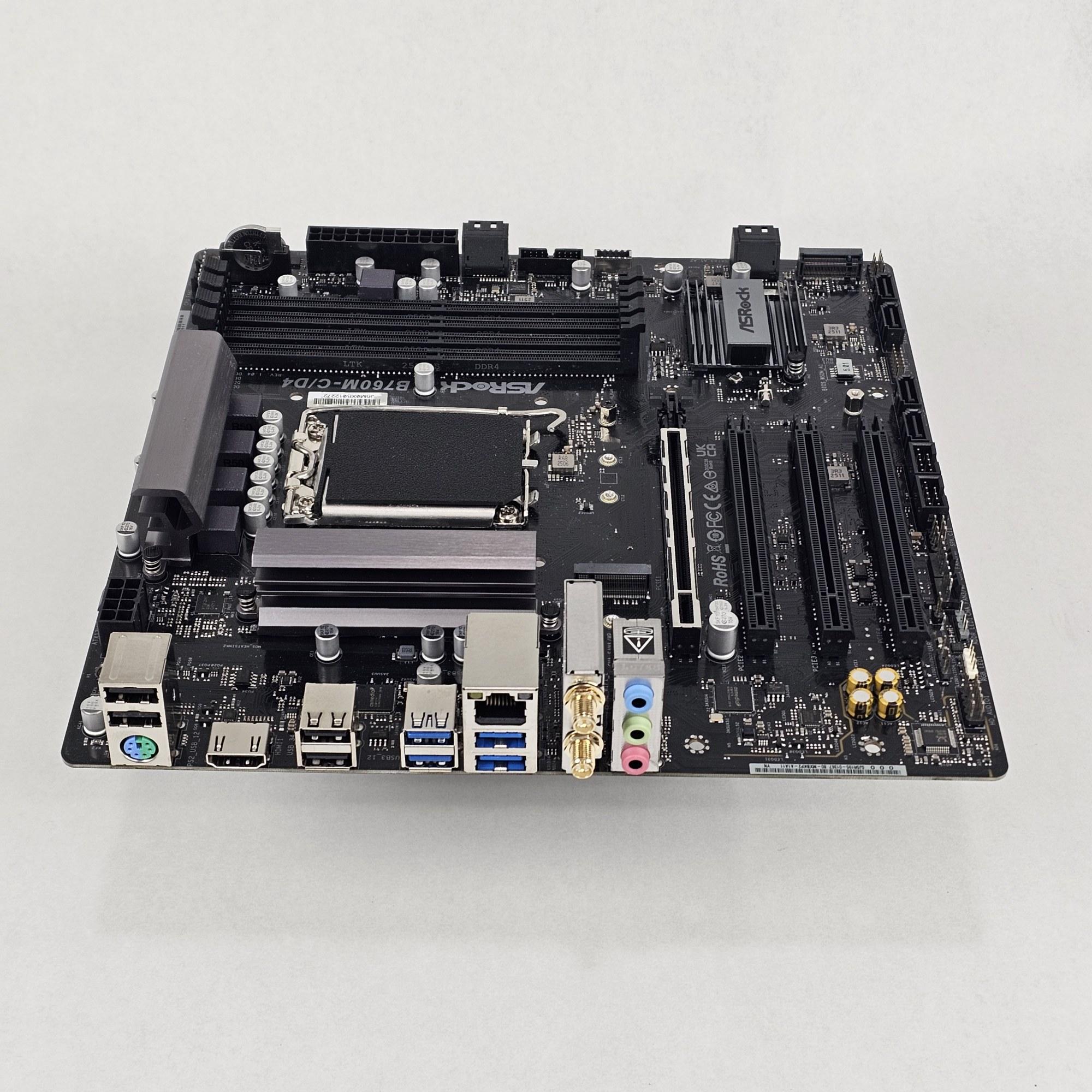 ASRock B760M-C/D4 LGA1700 DDR4 mATX Motherboard