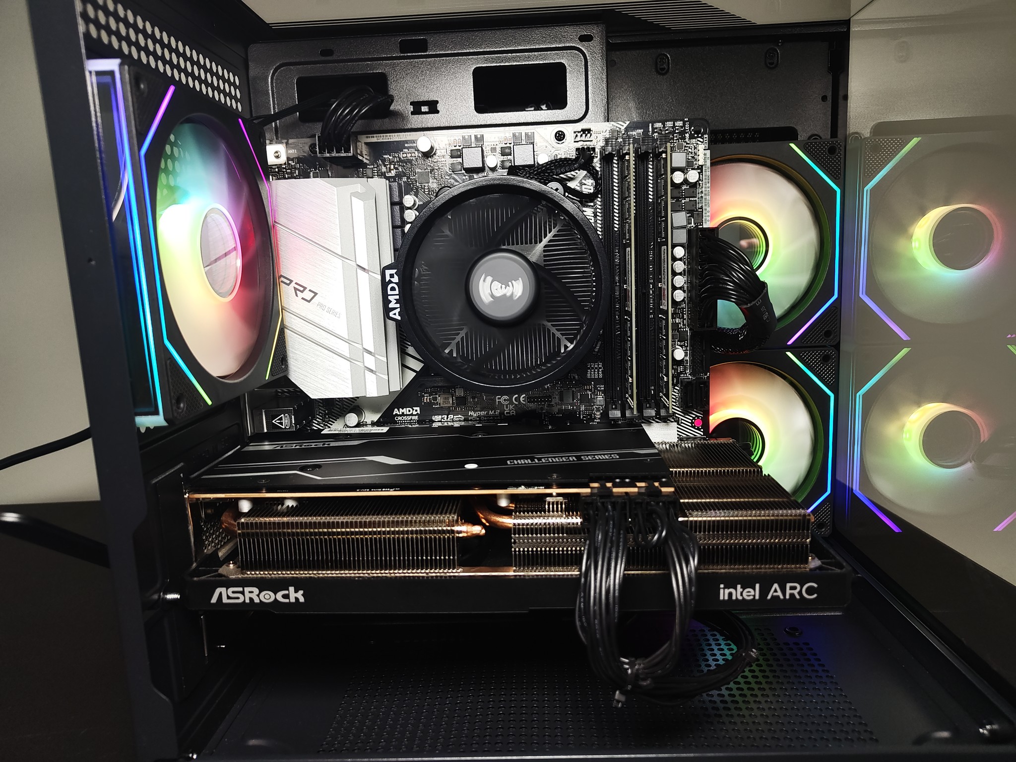 🔵PRO Gaming/Streaming PC |Ryzen 5 5500 | 16GB RAM | 1.5TB Storage | ARC A750 | Windows 11 WiFi 6🔵