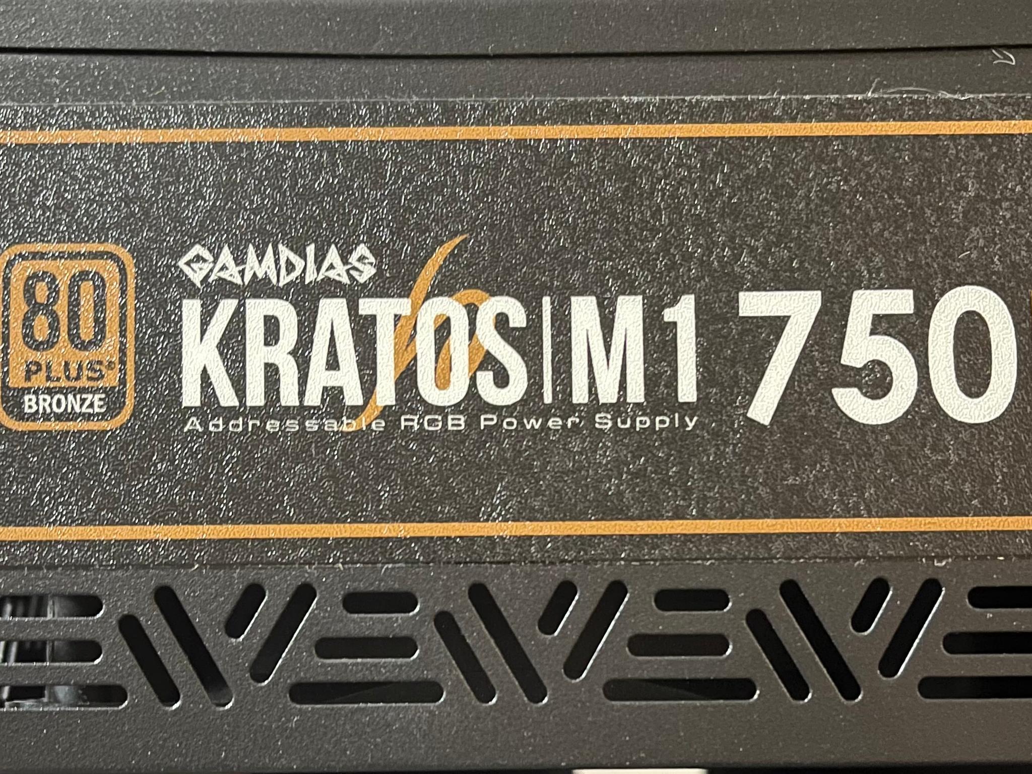 750W 80 PLUS Bronze |  Gamdias KRATOS M1-750B | ARGB Non-Modular PSU
