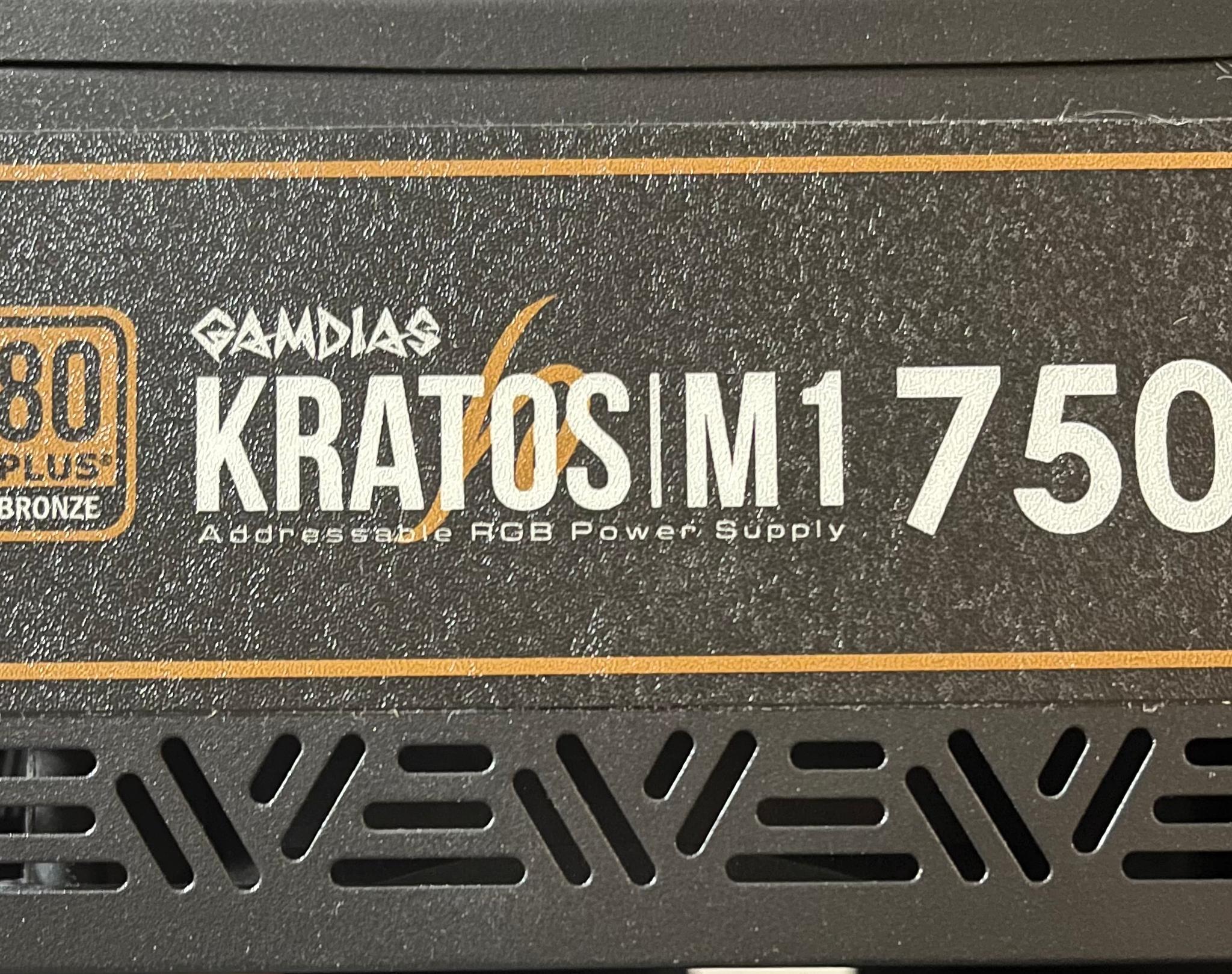 750W 80 PLUS Bronze |  Gamdias KRATOS M1-750B | ARGB Non-Modular PSU