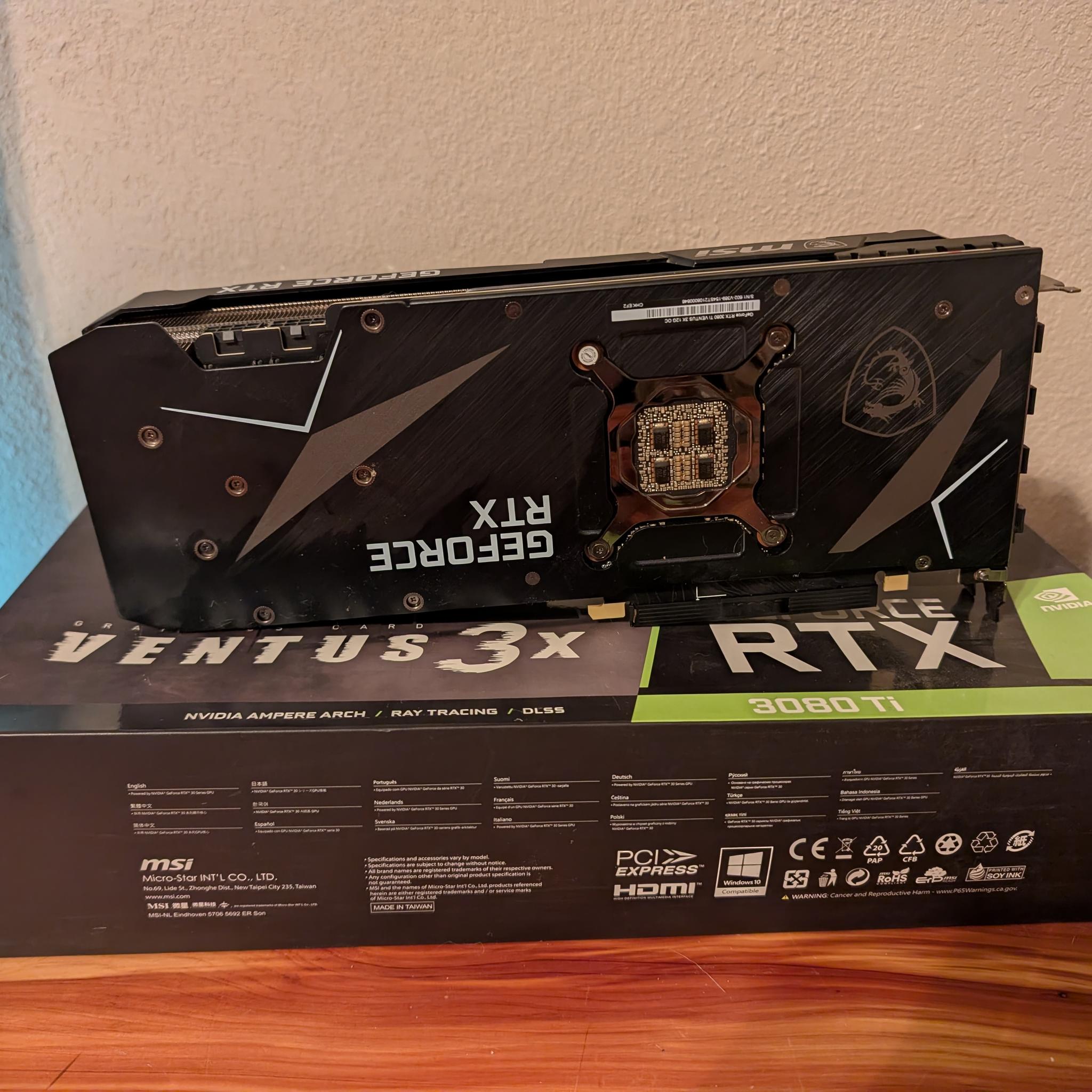 MSI Ventus 3X GeForce RTX 3080 Ti 12GB OC Edition – Clean & Tested