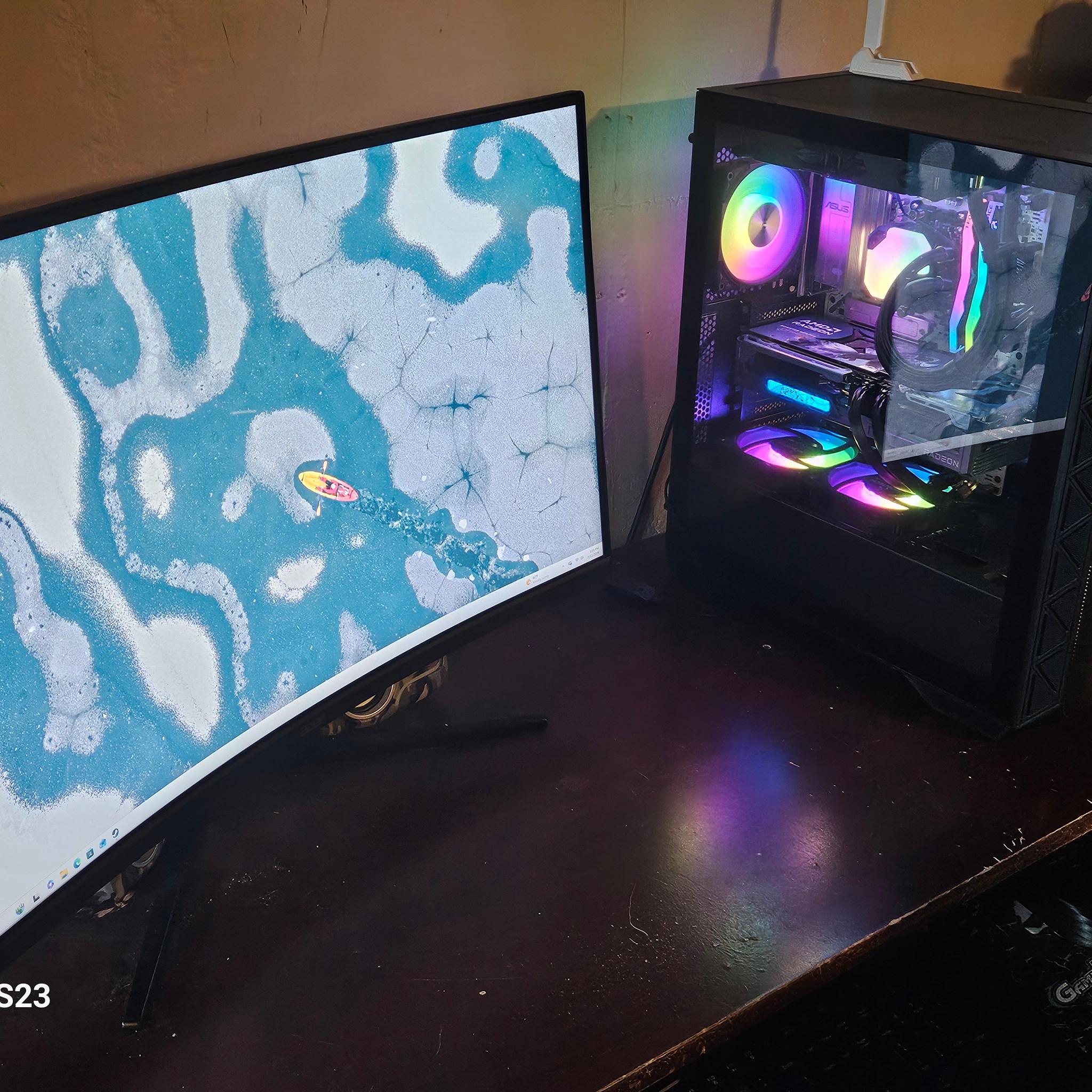 # 🔥 AMD Ryzen 7 7800X3D | RX 9070 XT Monster Hunter Edition | 1TB NVMe | WiFi | ARGB Showcase Build