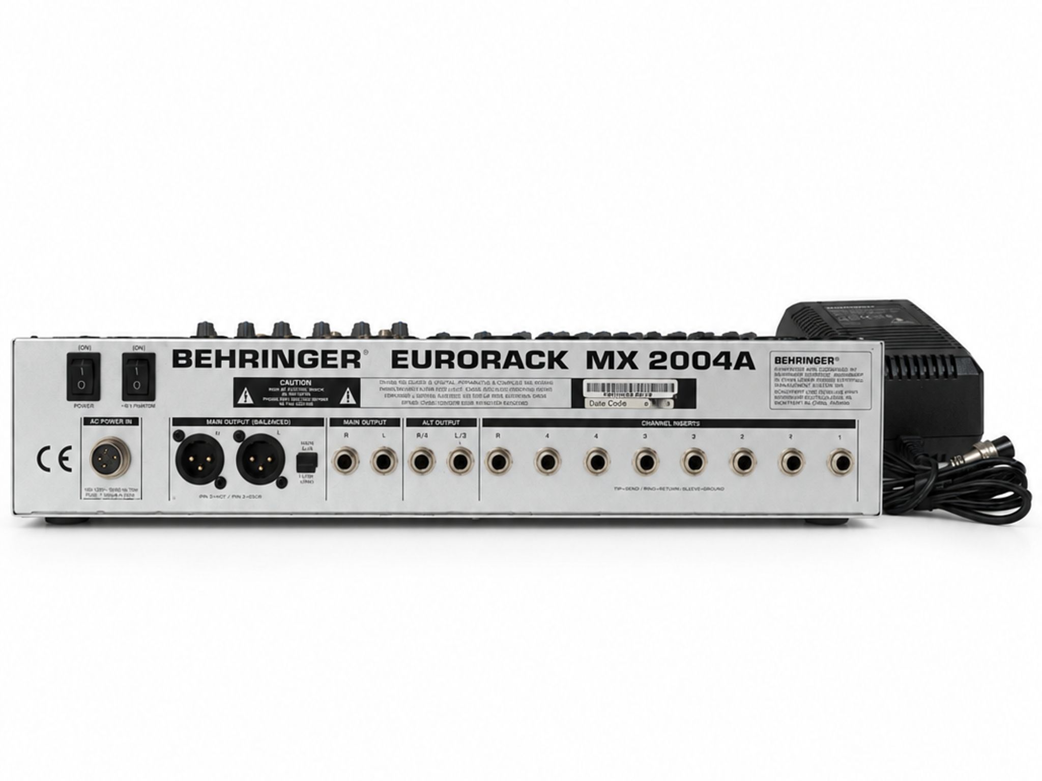 Behringer Eurorack MX2004A 20-Channel 4-Bus Analog Mixer w/ Power Supply