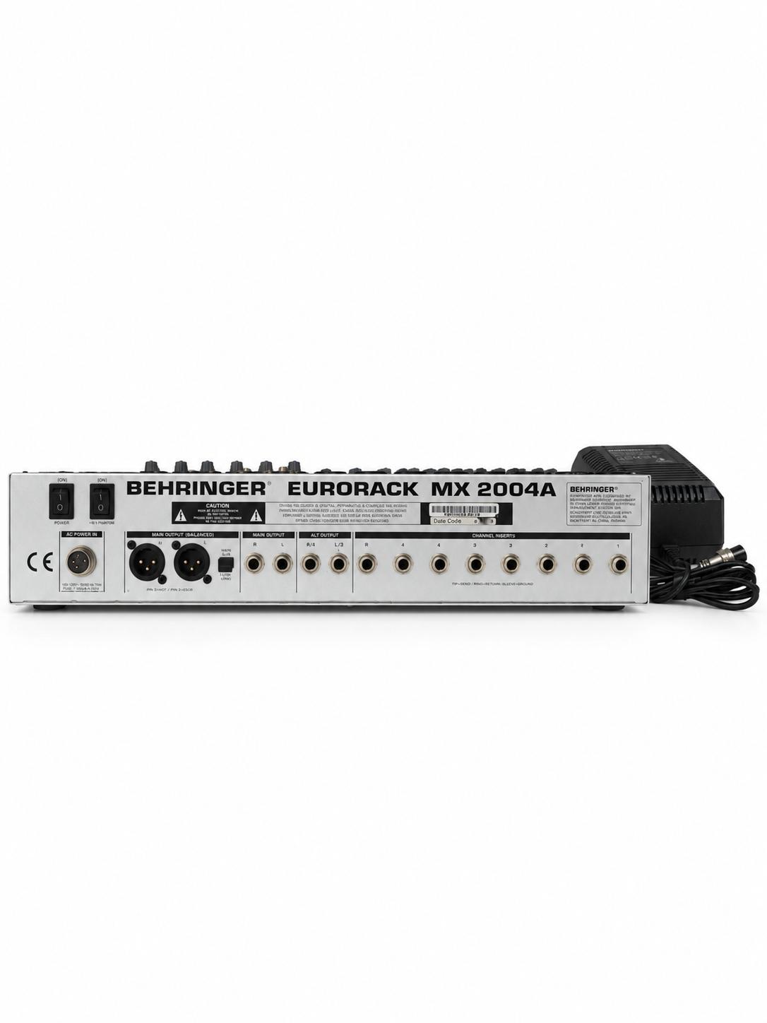 Behringer Eurorack MX2004A 20-Channel 4-Bus Analog Mixer w/ Power Supply