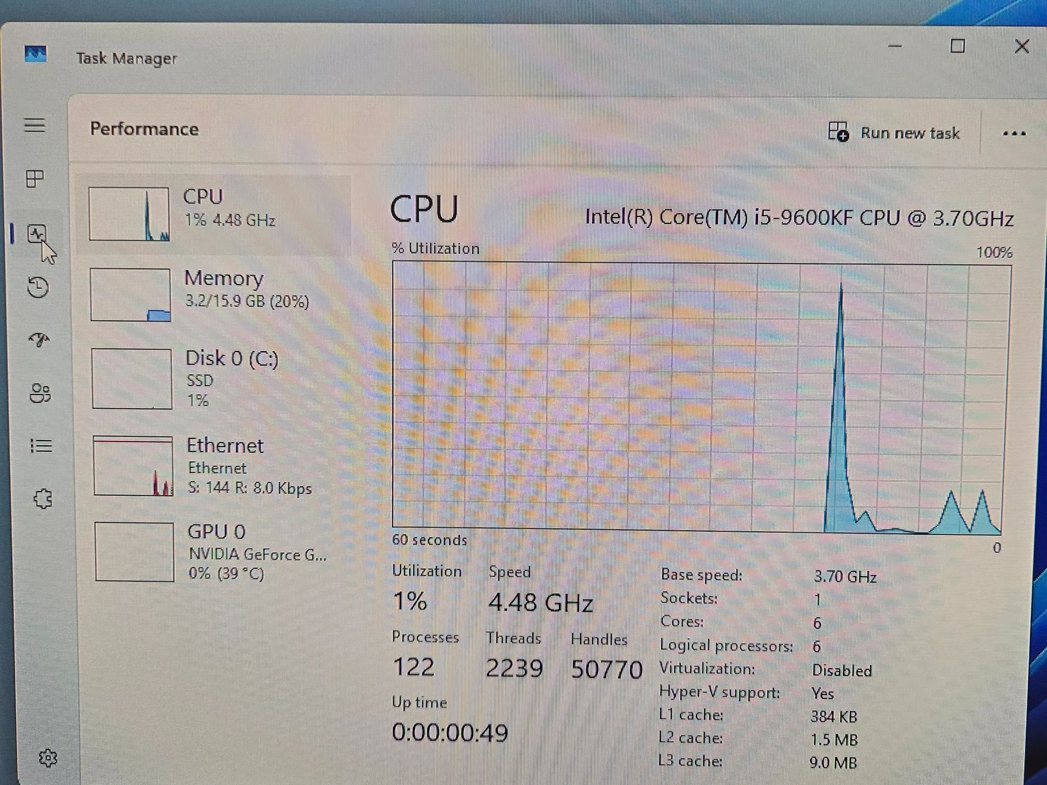 9600KF - GTX 1660 - 16GB DDR4 3200MHZ - 512GB NVME SSD