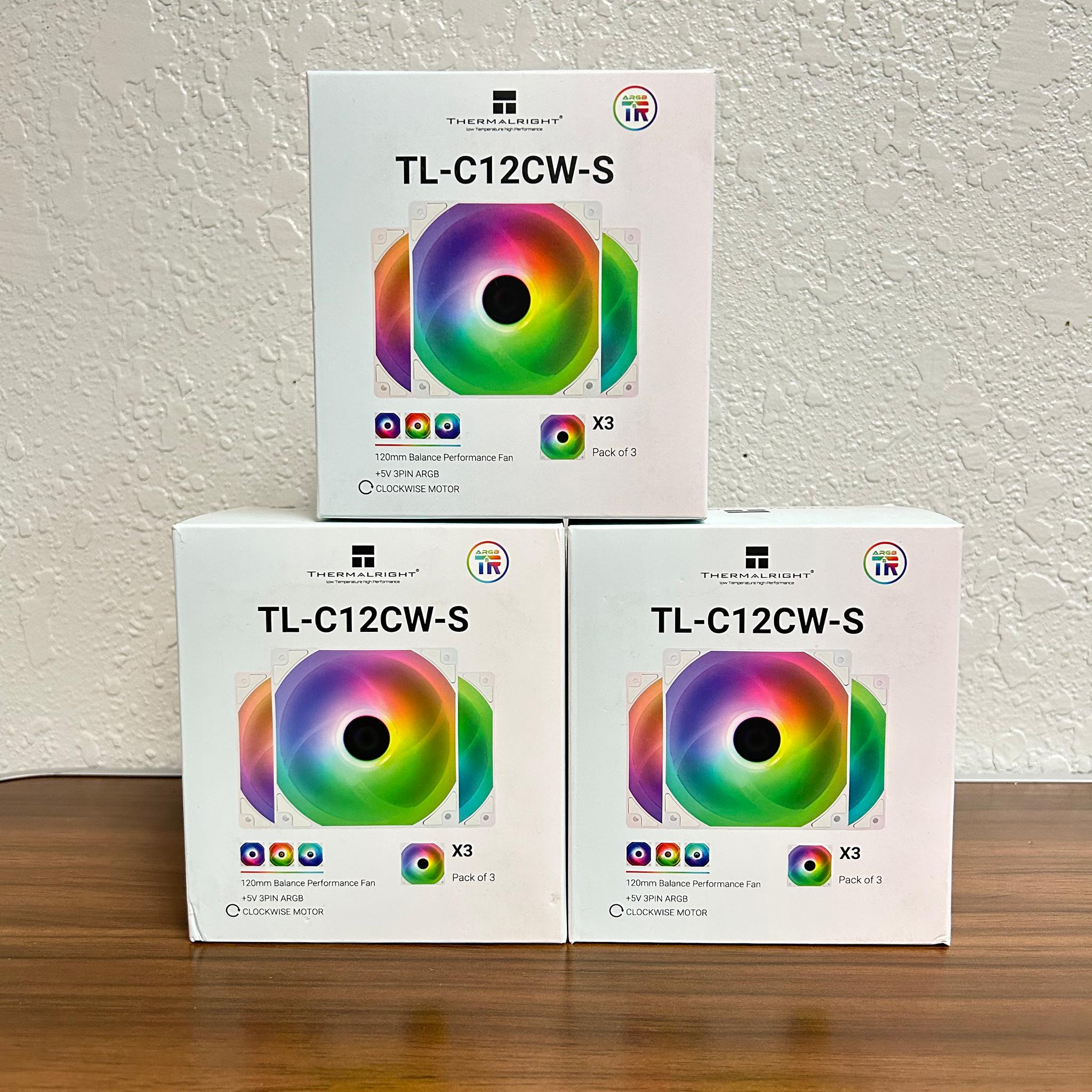 [New] Thermalright 120mm White ARGB 4Pin Case Fan